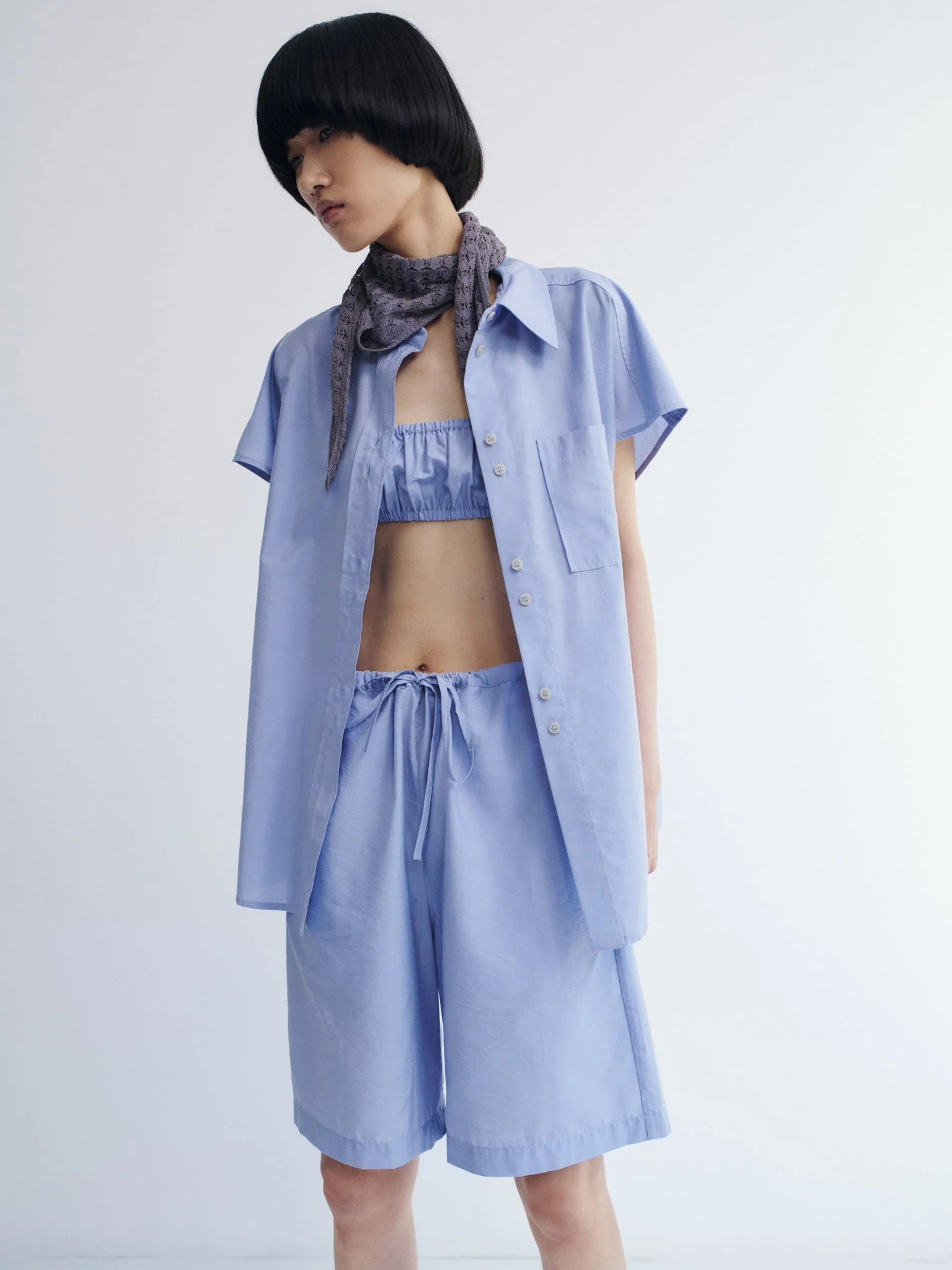 Rus Shingu Shorts - Salvia Blue - Image 4