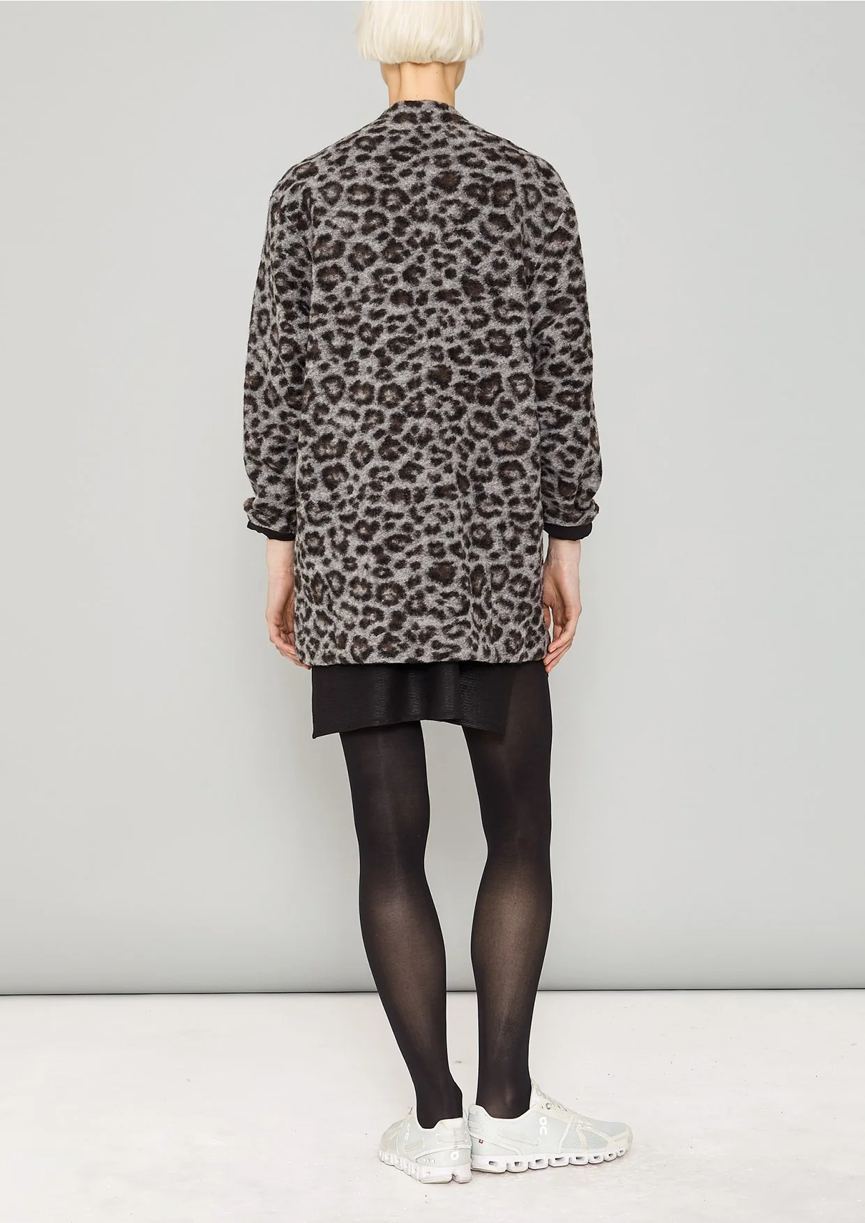 Berenik WOOL CARDIGAN - animal print - Image 5