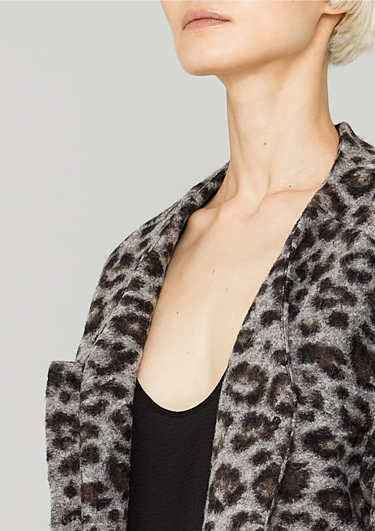 Berenik WOOL CARDIGAN - animal print - Image 6