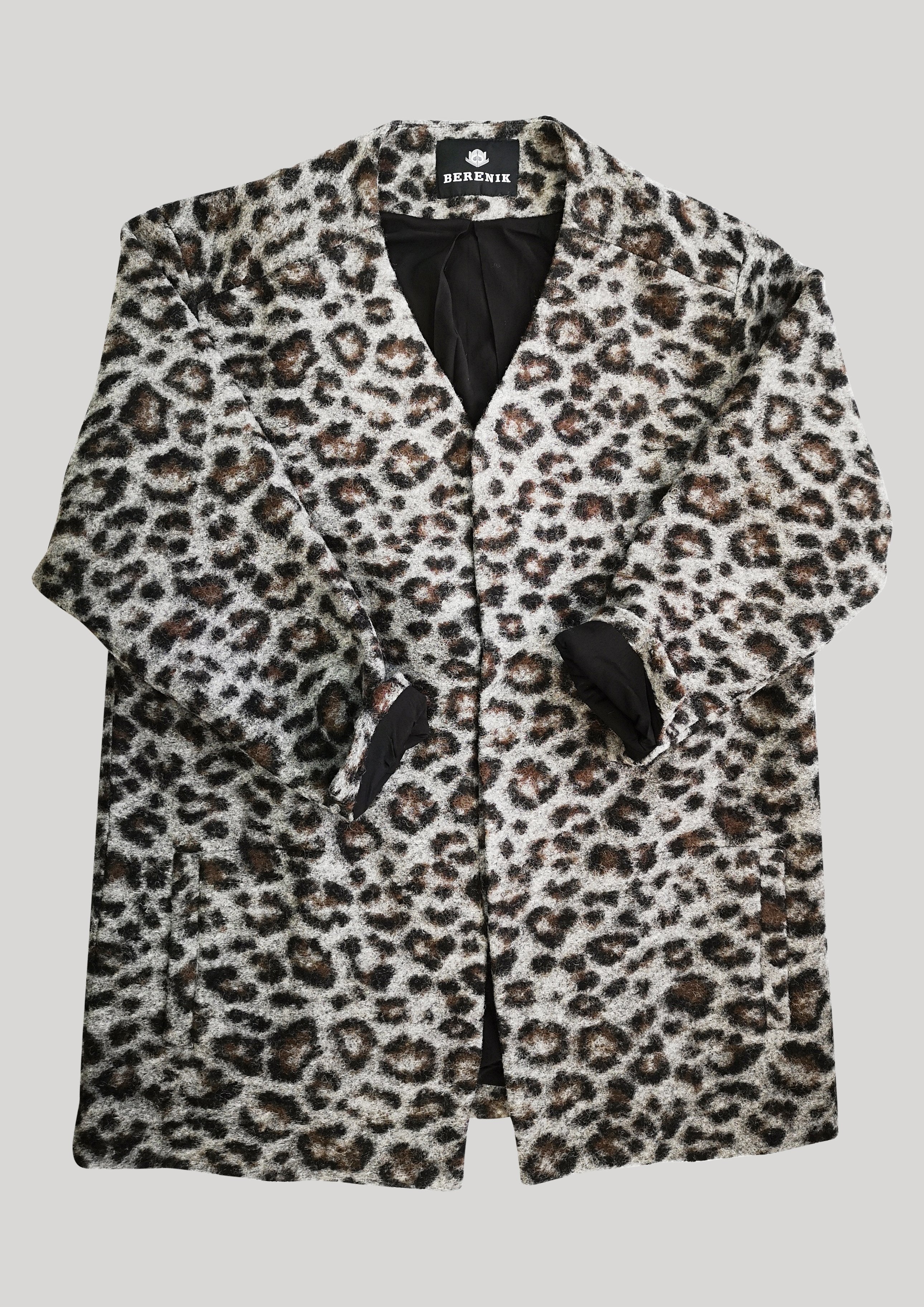 Berenik WOOL CARDIGAN - animal print - Image 9