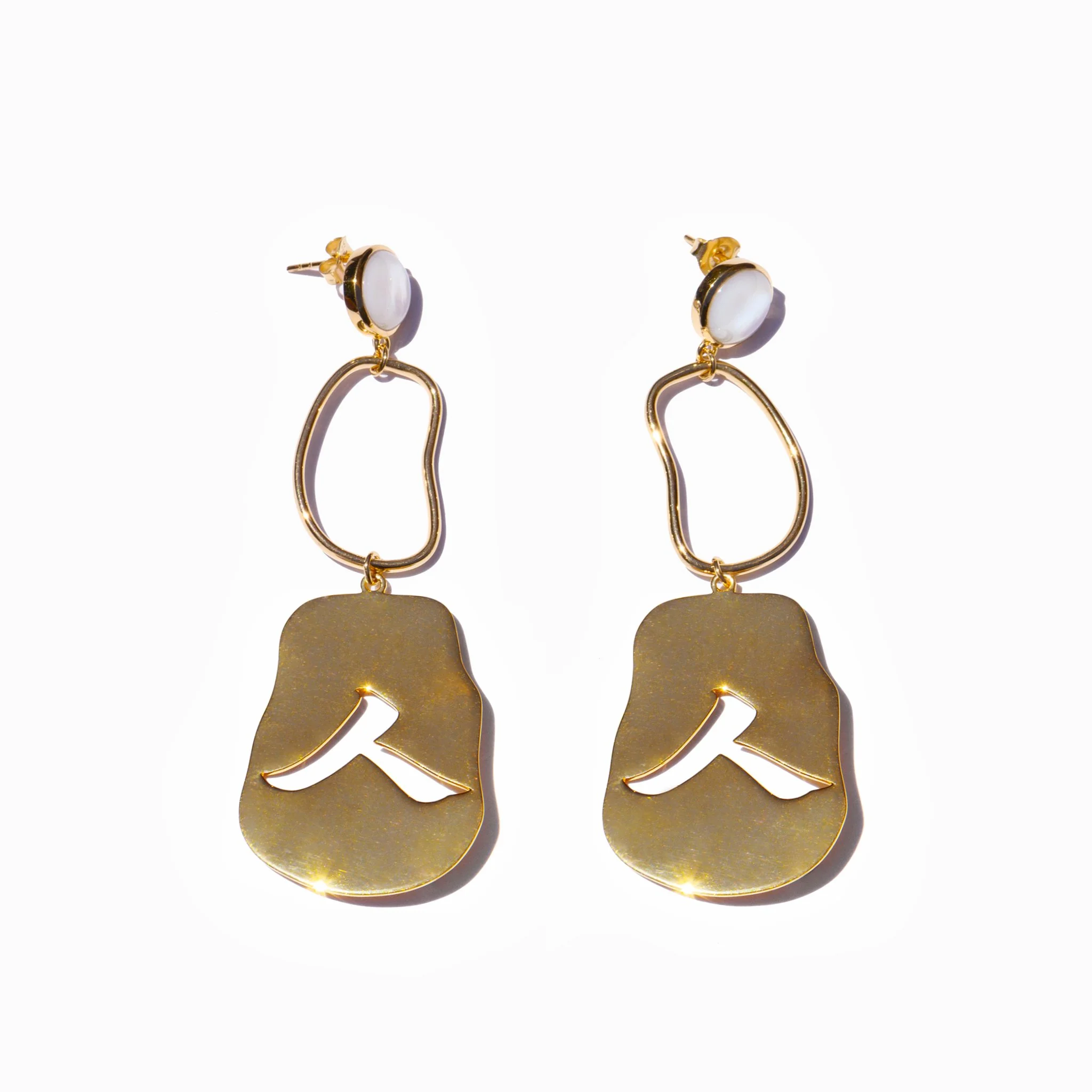 MING YU WANG Human Earrings