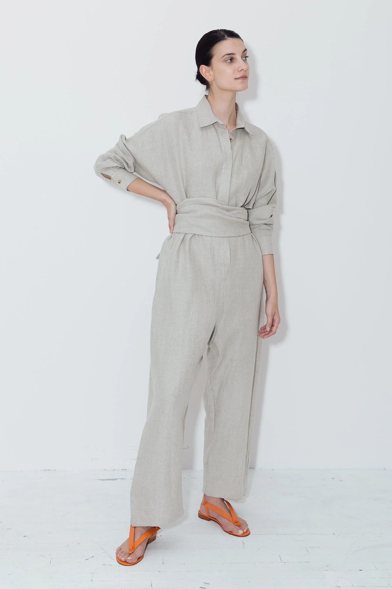 Phoenicia Heavy Linen Ren Jumpsuit - Phoenicia
