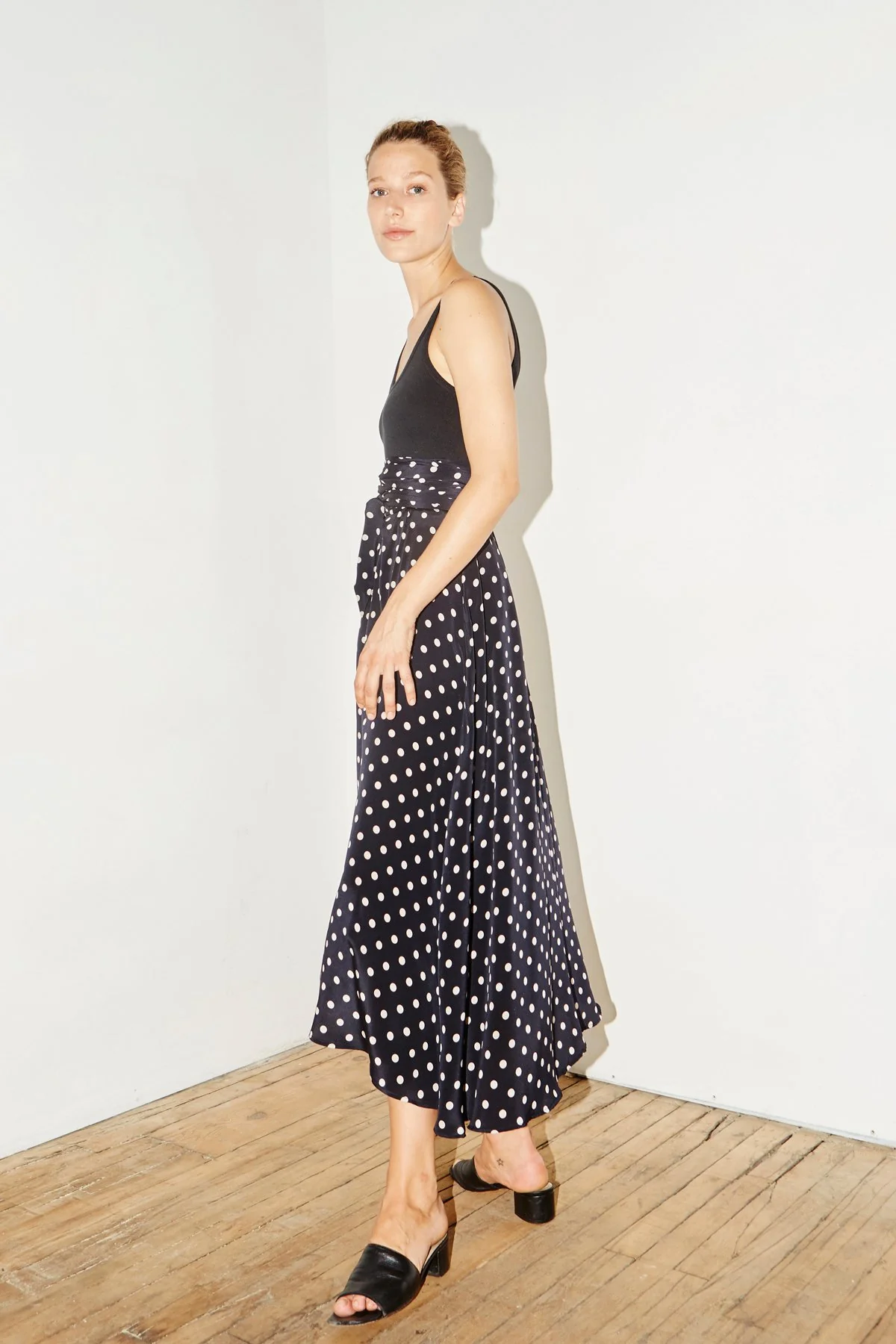 Datura Silk Alma Skirt - POLKA - Image 2