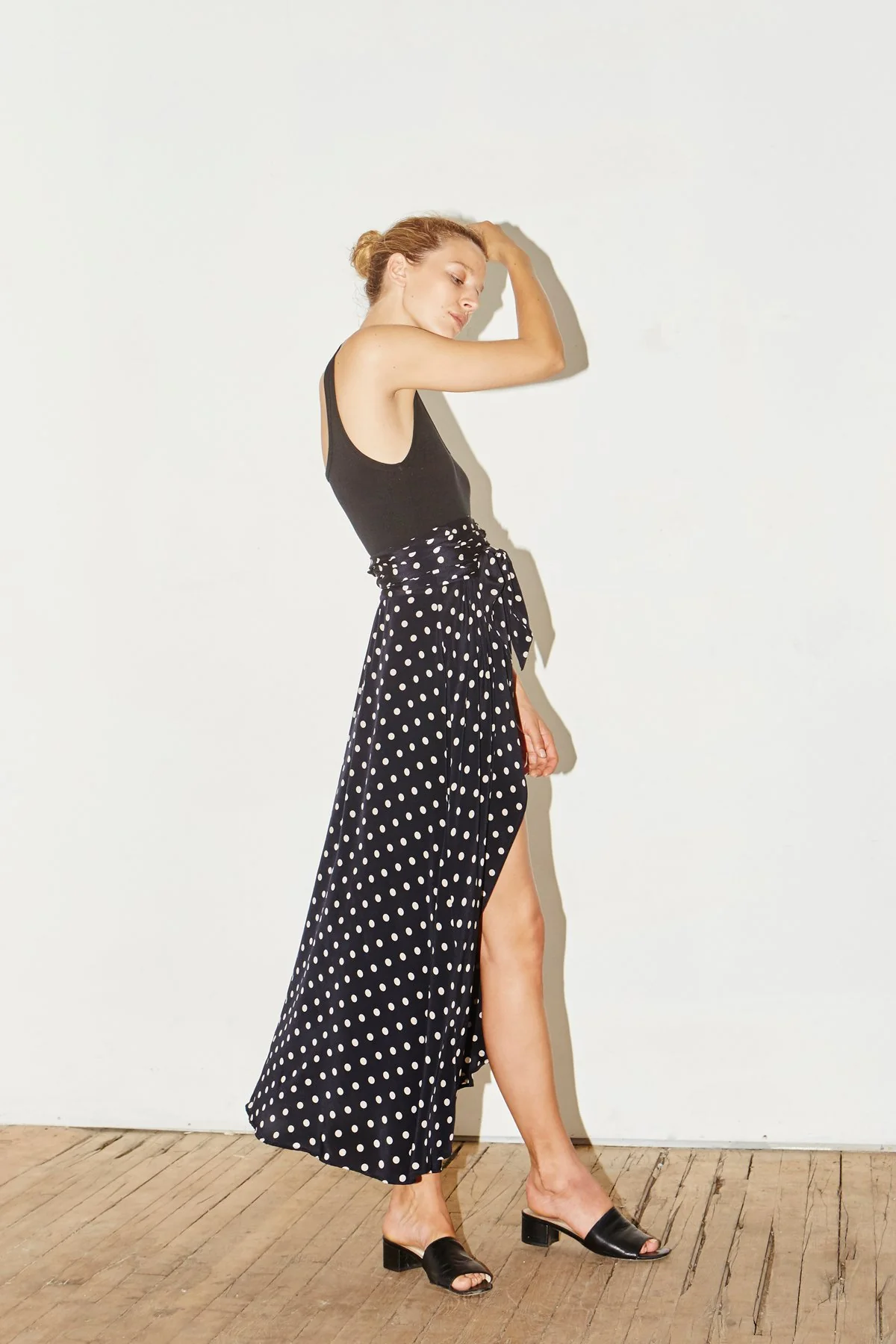Datura Silk Alma Skirt - POLKA - Image 3