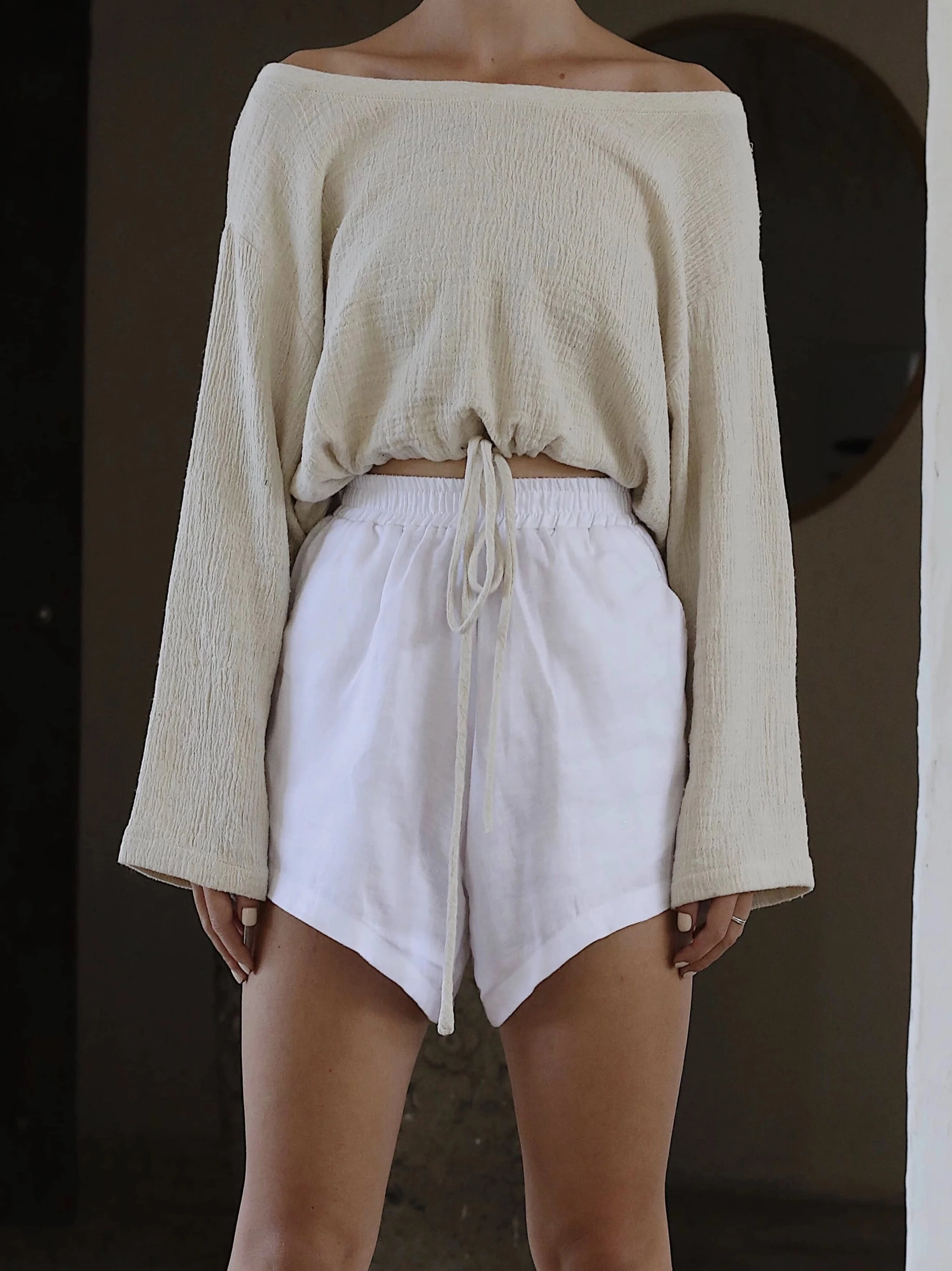 Bahhgoose L/s Neen Top - Wheat