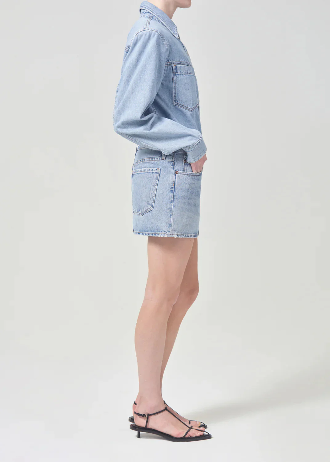 AGOLDE ALEK MINI SKIRT - FORCE - Image 5
