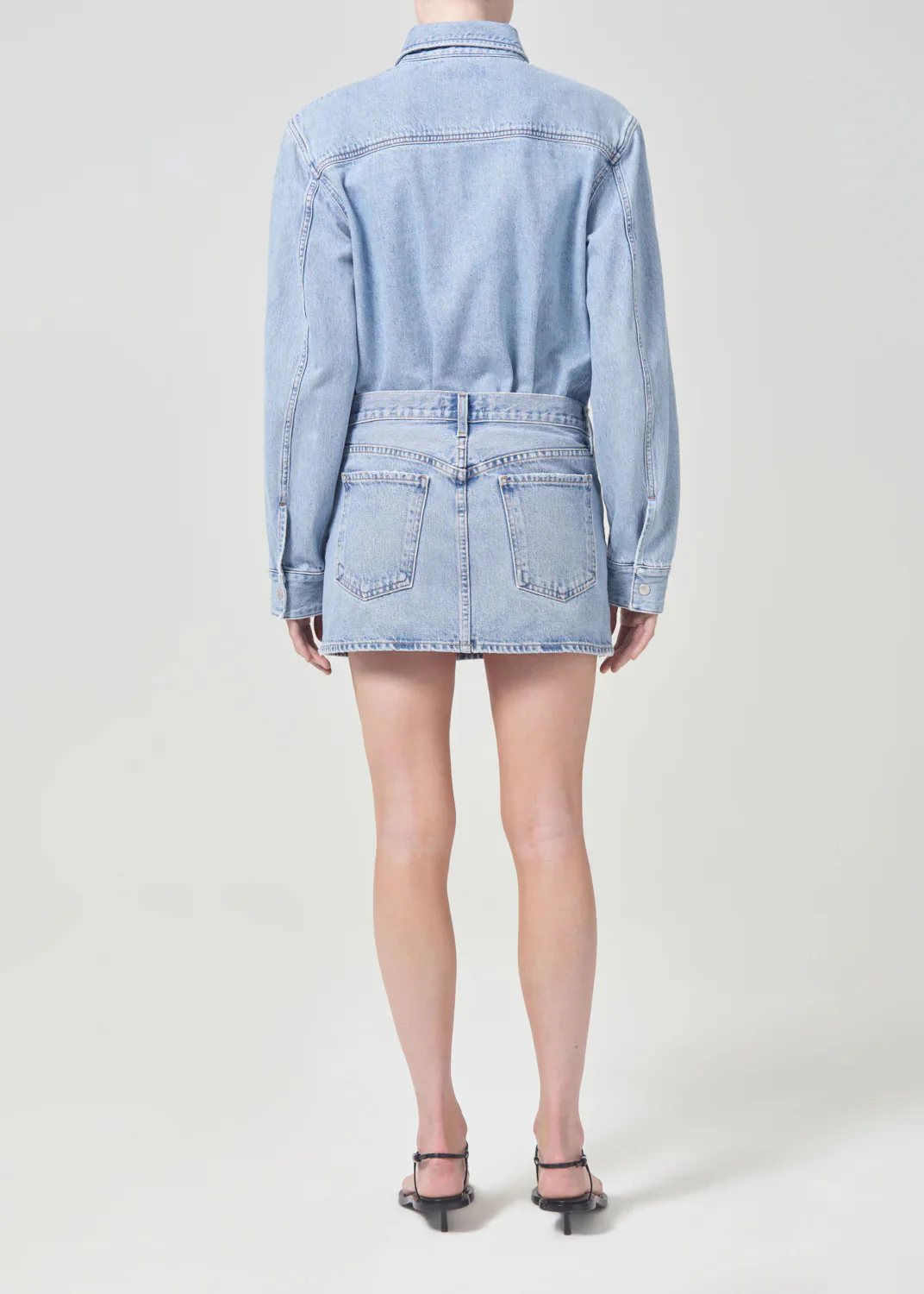 AGOLDE ALEK MINI SKIRT - FORCE - Image 6
