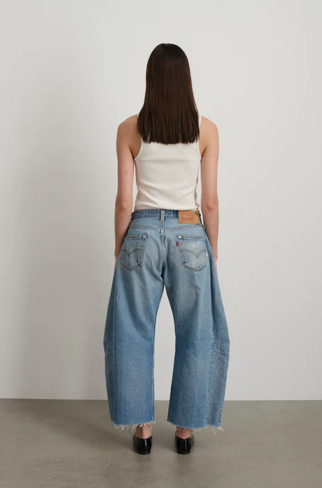 B Sides Tattered Lace Vintage Lasso Jeans - Vintage Indigo - Image 4
