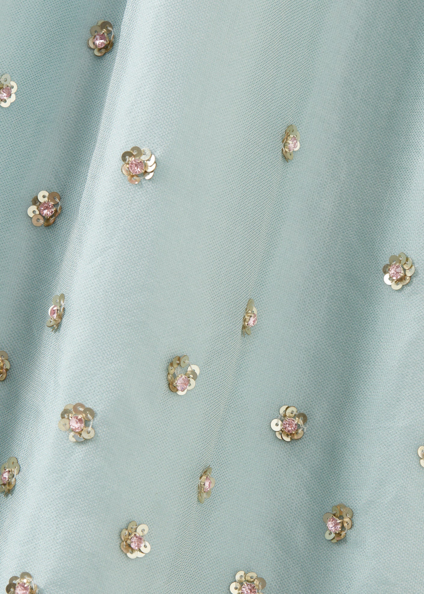 Caramel WOMAN BEADED SKIRT - AQUA - Image 3