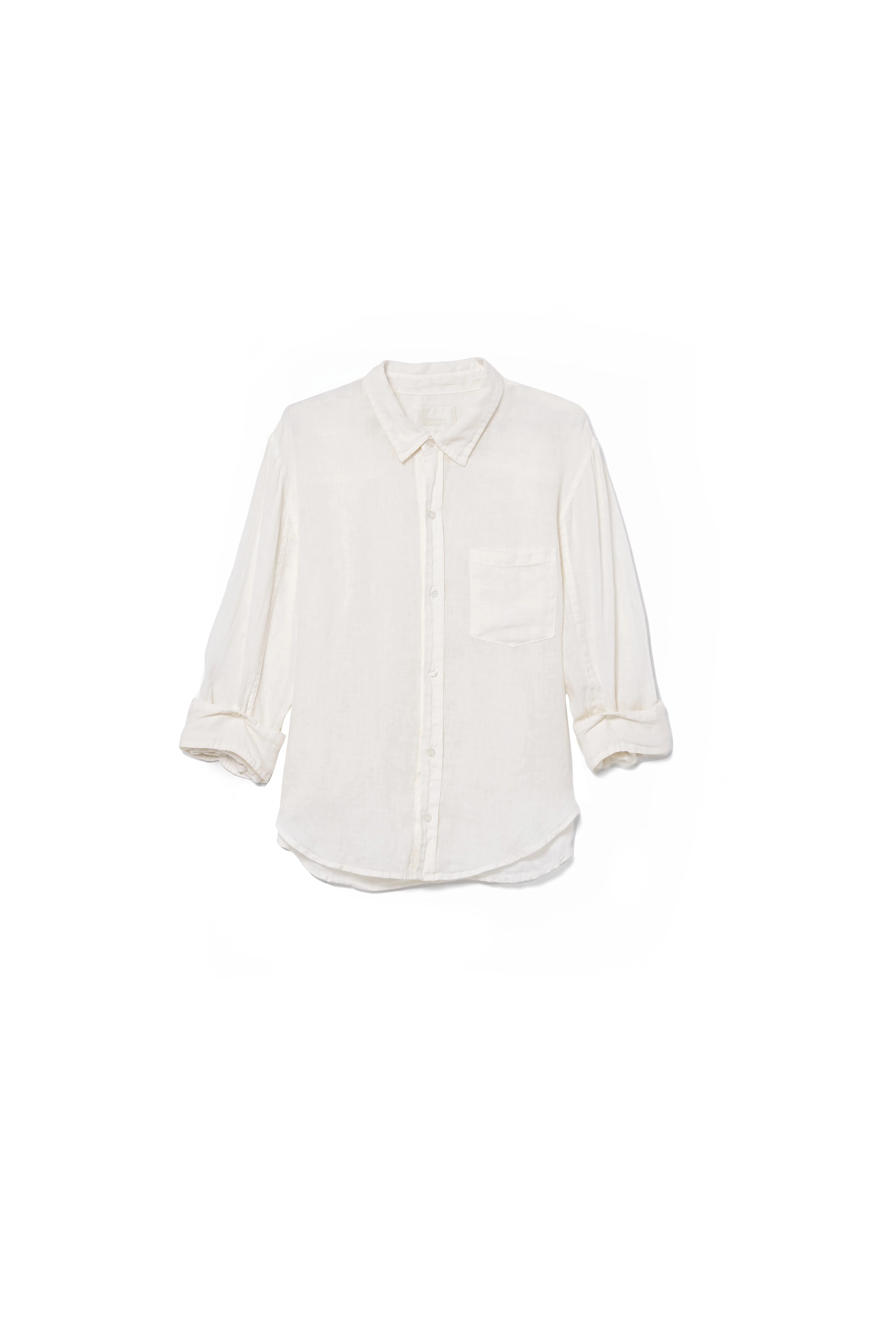 Citizens of Humanity Kayla Shrunken Shirt - Vanilla - Image 11