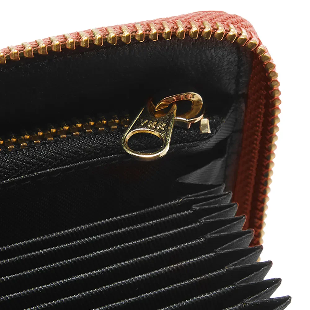Comme Des Garcons Accordion Card Case Wallet - Orange - Image 5