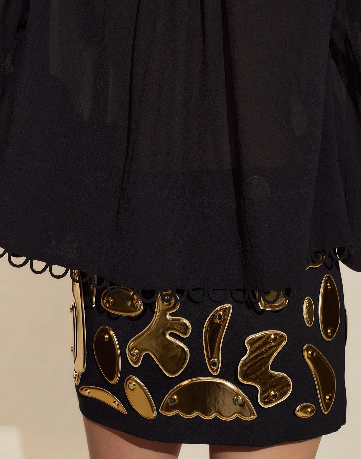 Cynthia Rowley Calypso Mini Skirt - Black - Image 6