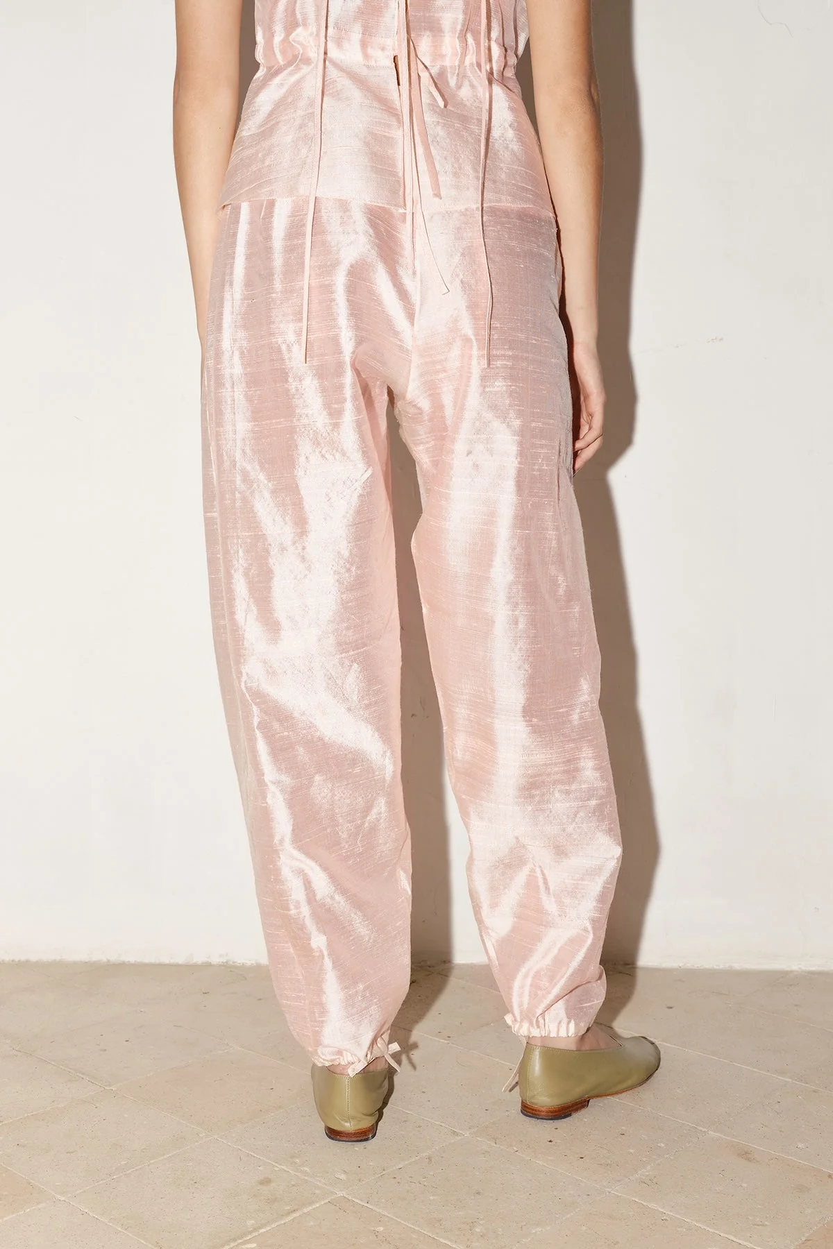 Datura Kendo Dupion Pants - Rose Quartz - Image 6