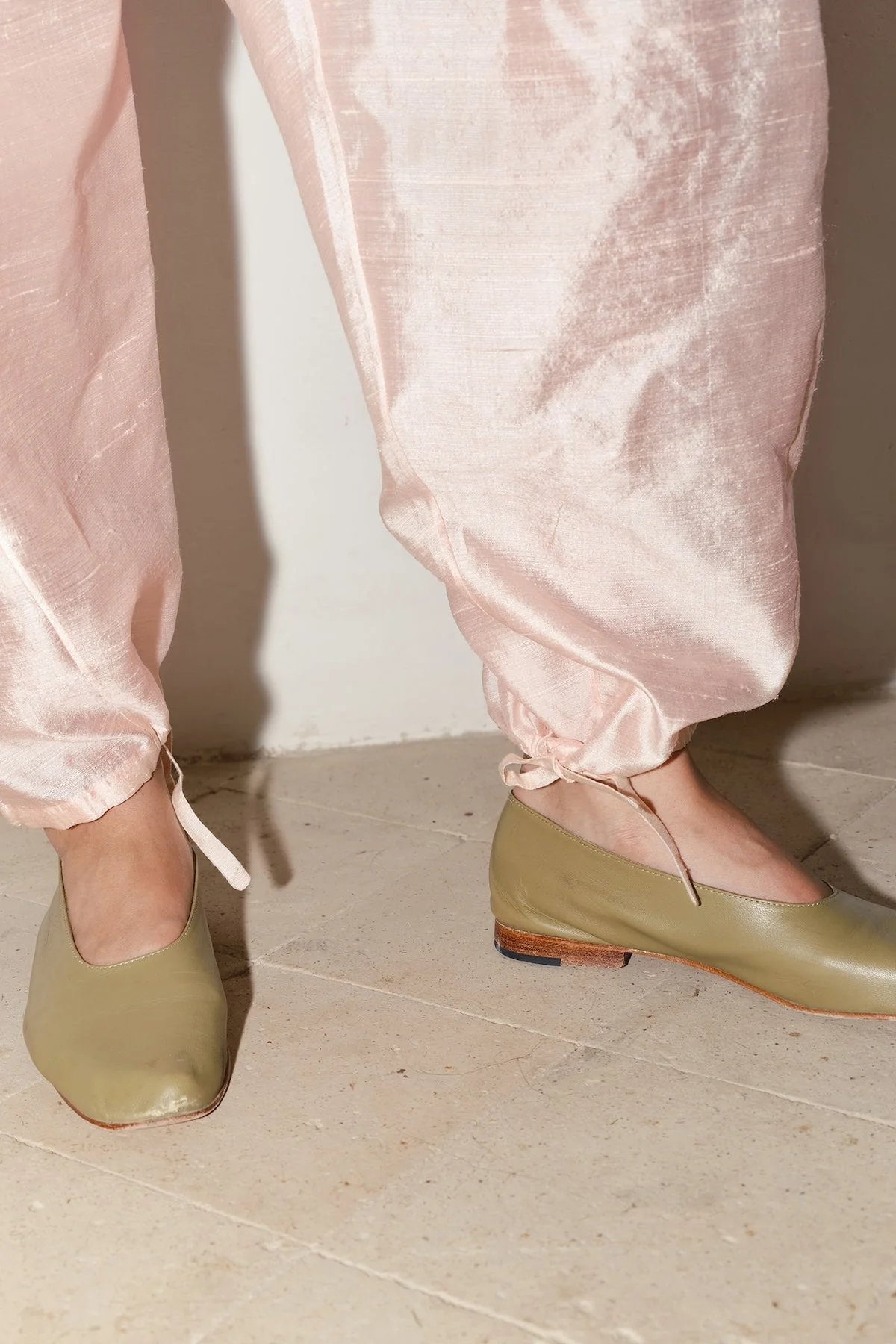 Datura Kendo Dupion Pants - Rose Quartz - Image 7