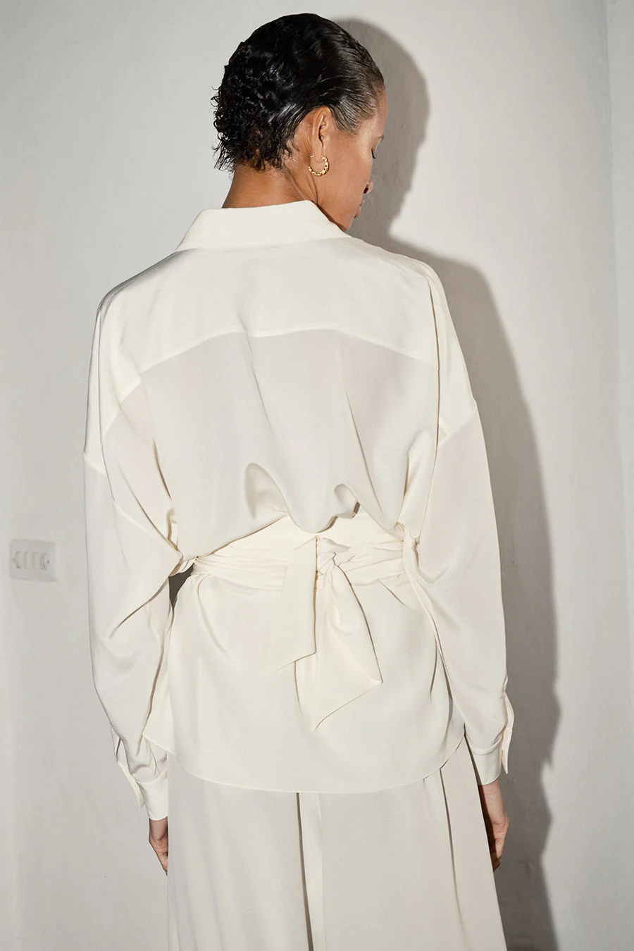 Datura Silk Ren Blouse - Nata - Image 4