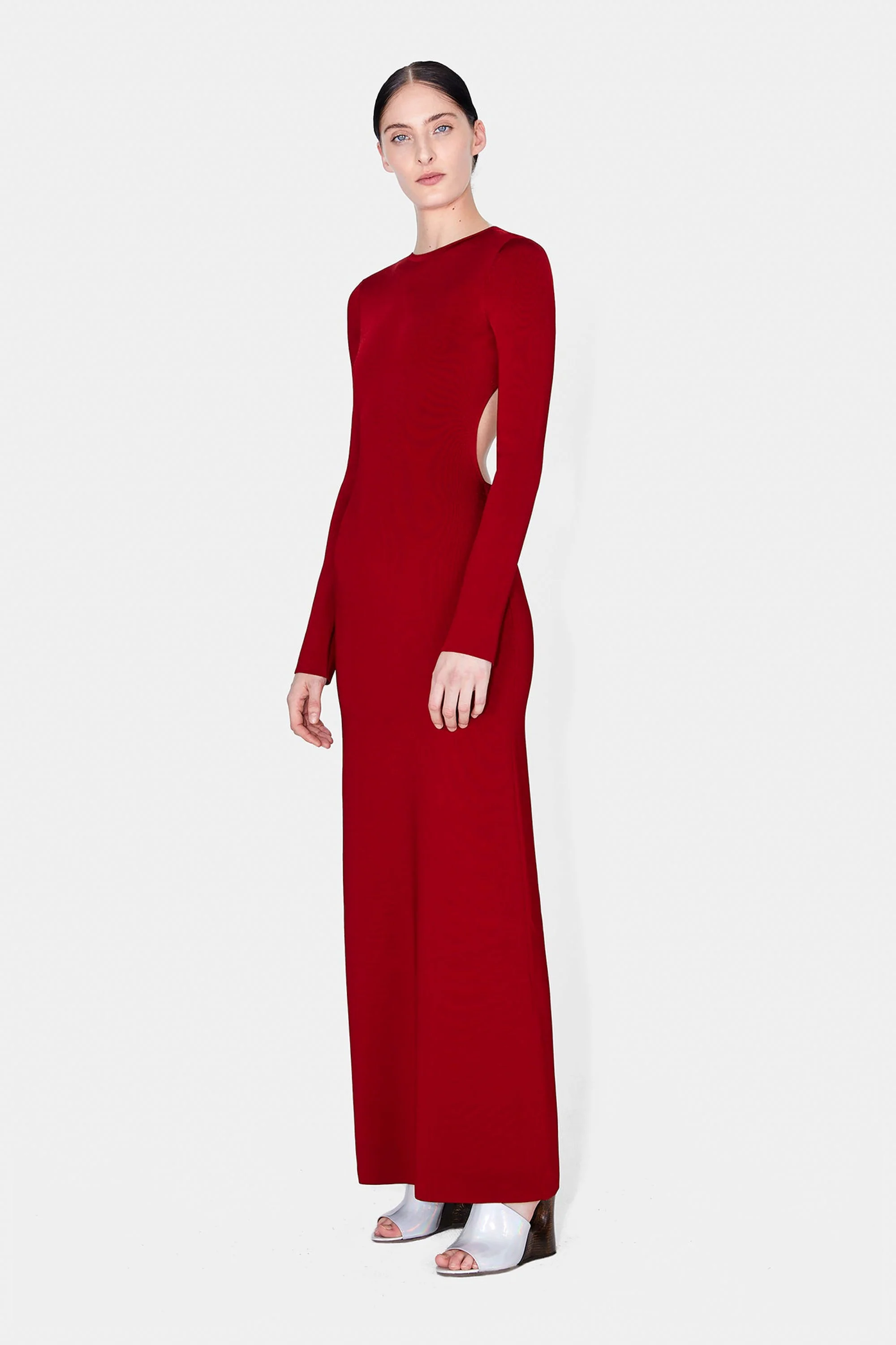 GALVAN LONDON Globe Chain Vega Dress - Rouge Piaf - Image 10