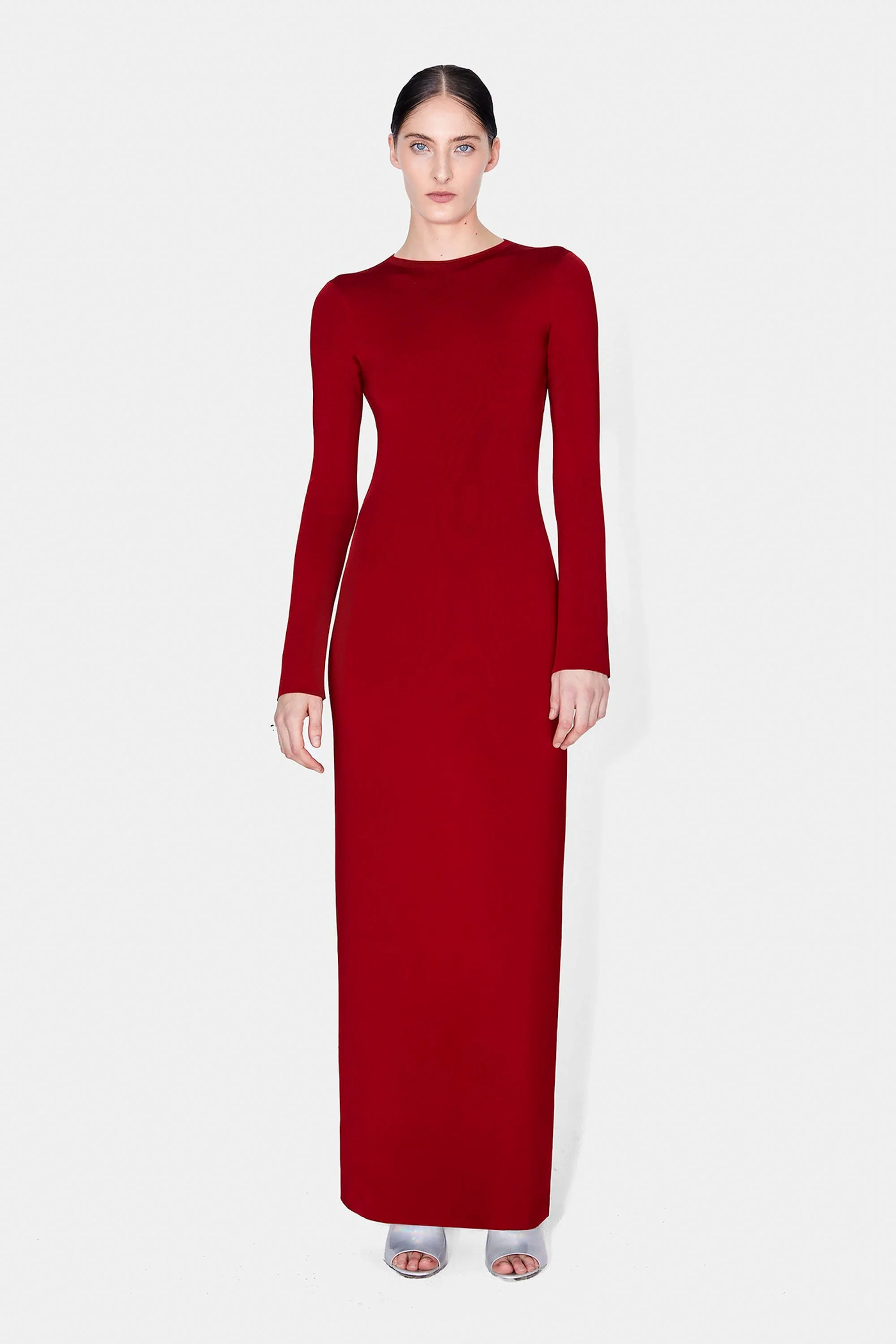 GALVAN LONDON Globe Chain Vega Dress - Rouge Piaf - Image 9