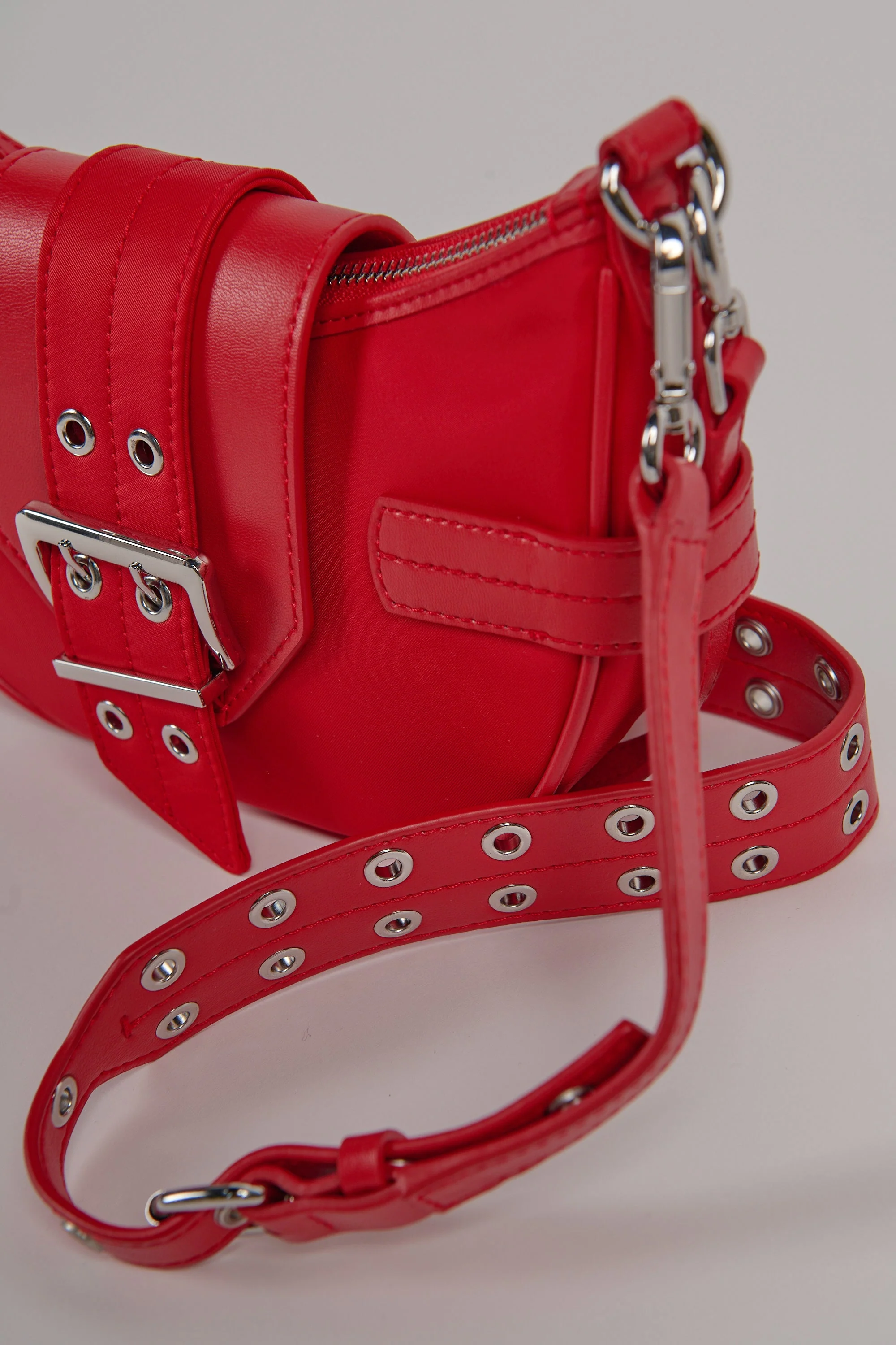 Ganni Small Bucky Crossbody Bag - Racing Red - Image 3