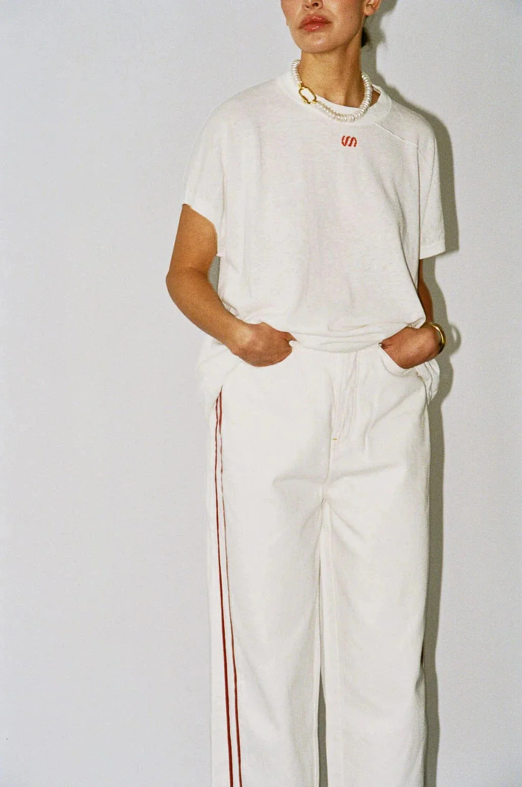 James Street Co. Pinstripe Track Pant - Image 3