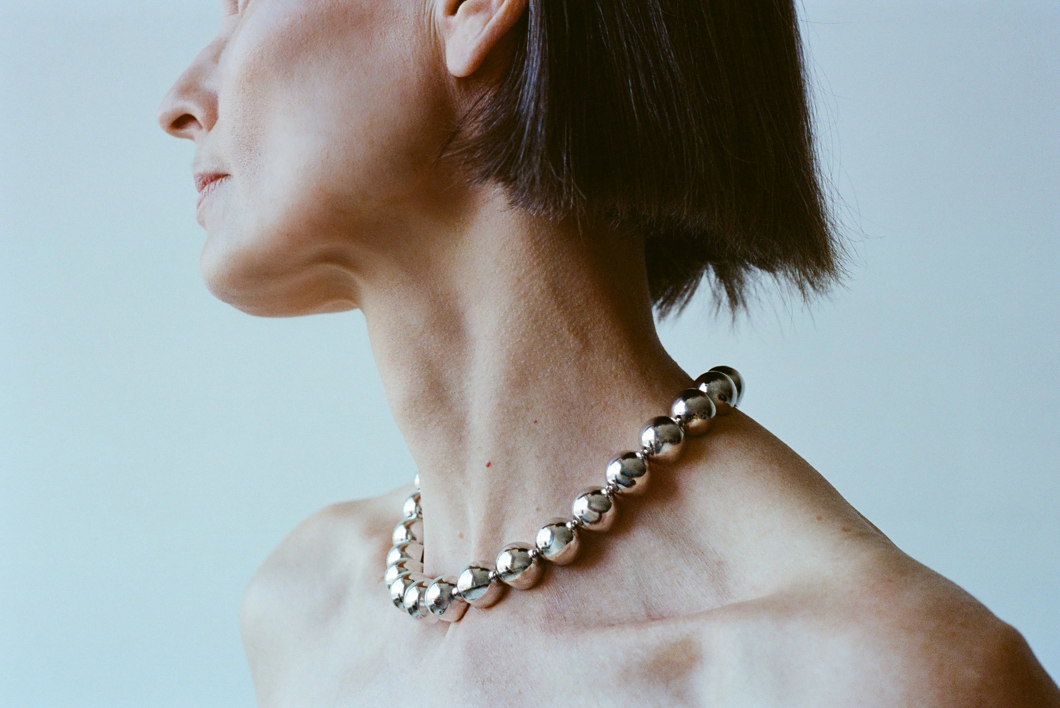 Jasmin Sparrow Flow Necklace, Silver - Image 4