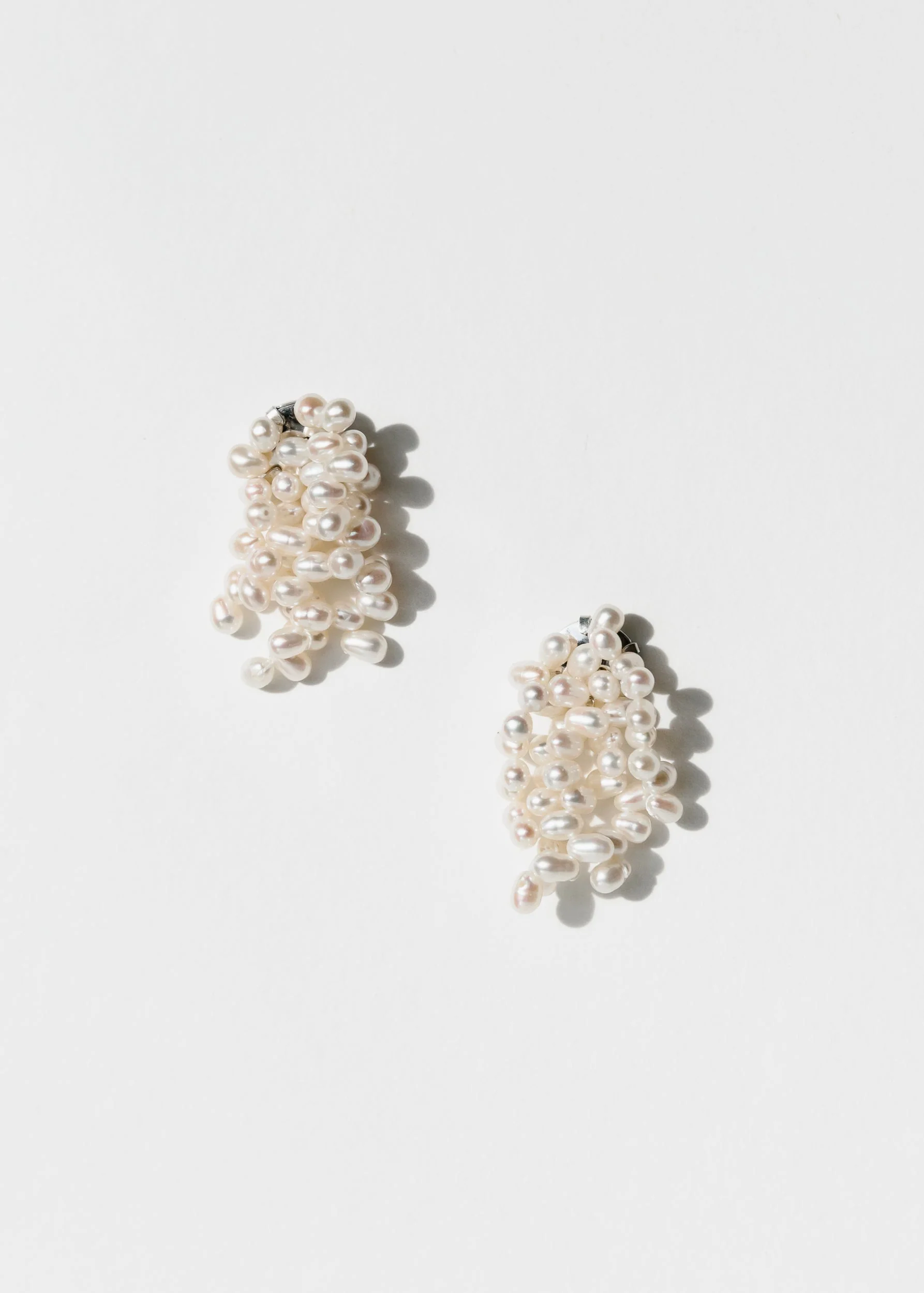 Jasmin Sparrow Mini Mermaid Earrings - Sterling Silver/Baroque Pearls - Image 3