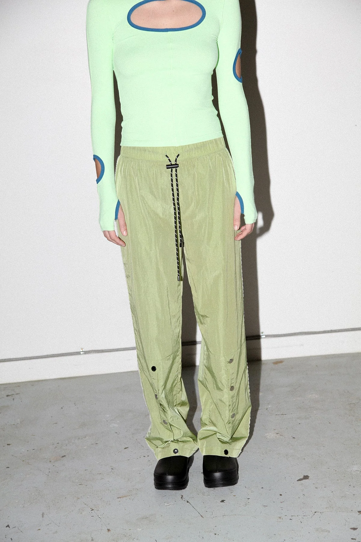 KkCo Split Track Pant - Algae - Image 3