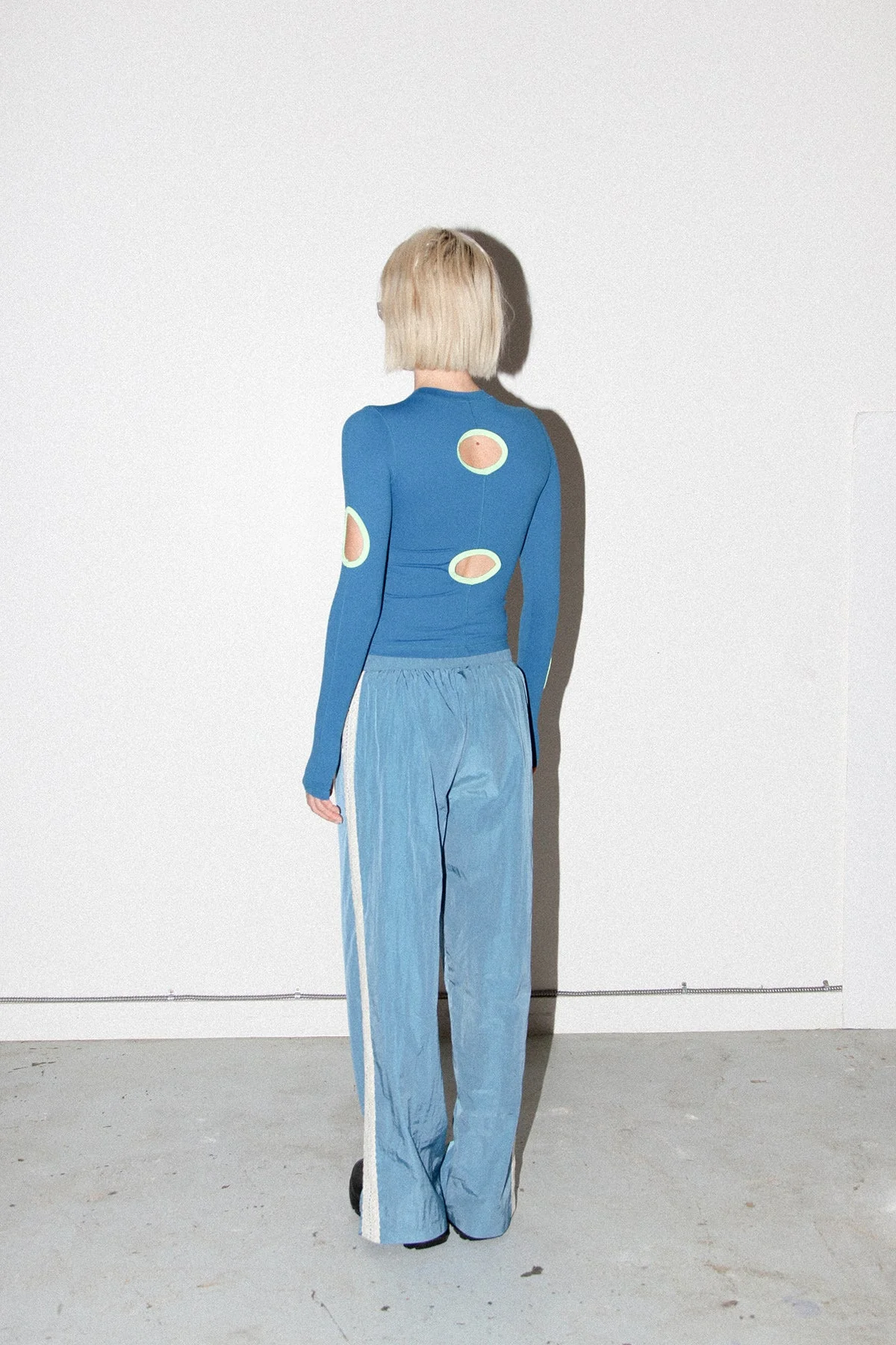 KkCo Split Track Pant - Lake - Image 6