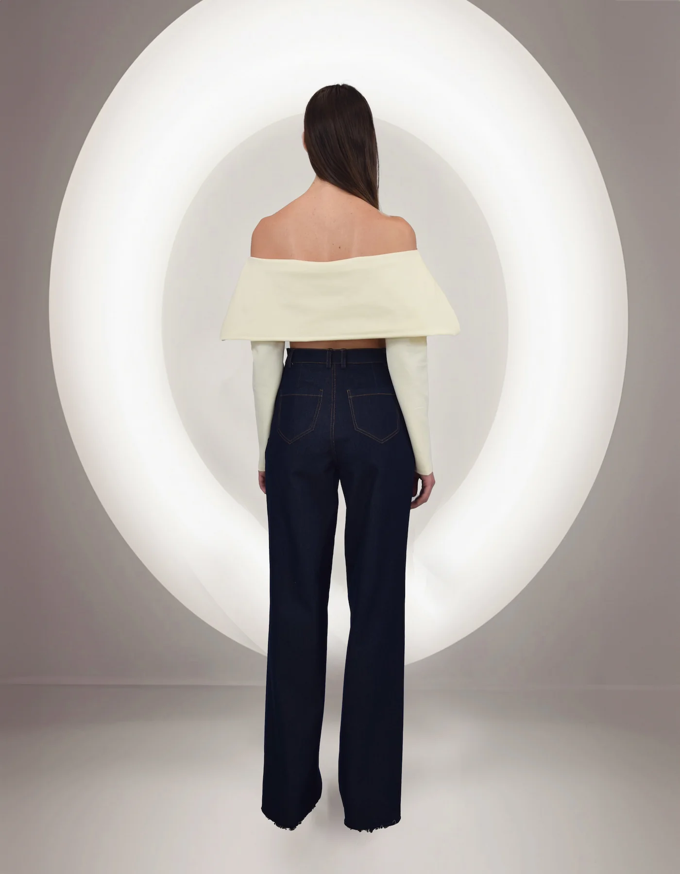 MAET Matea Denim Trousers - Dark Blue - Image 3