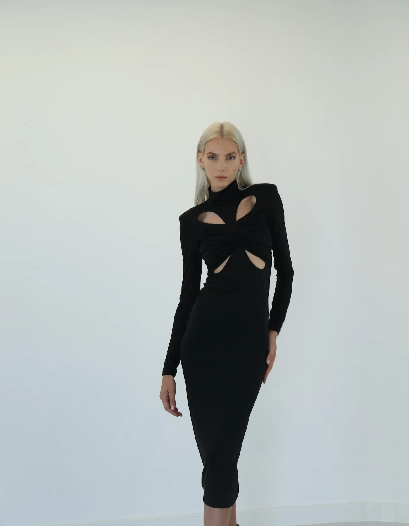 MAET TERFIL Midi Dress - Black - Image 6
