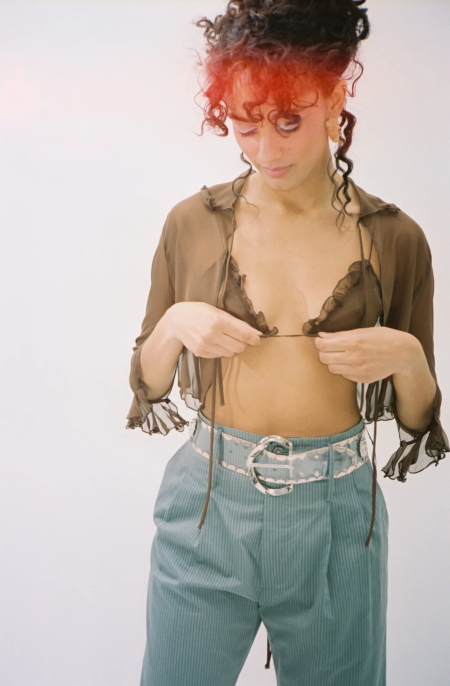 Maryam Nassir Zadeh Cadallic Bra - Bronze - Image 4