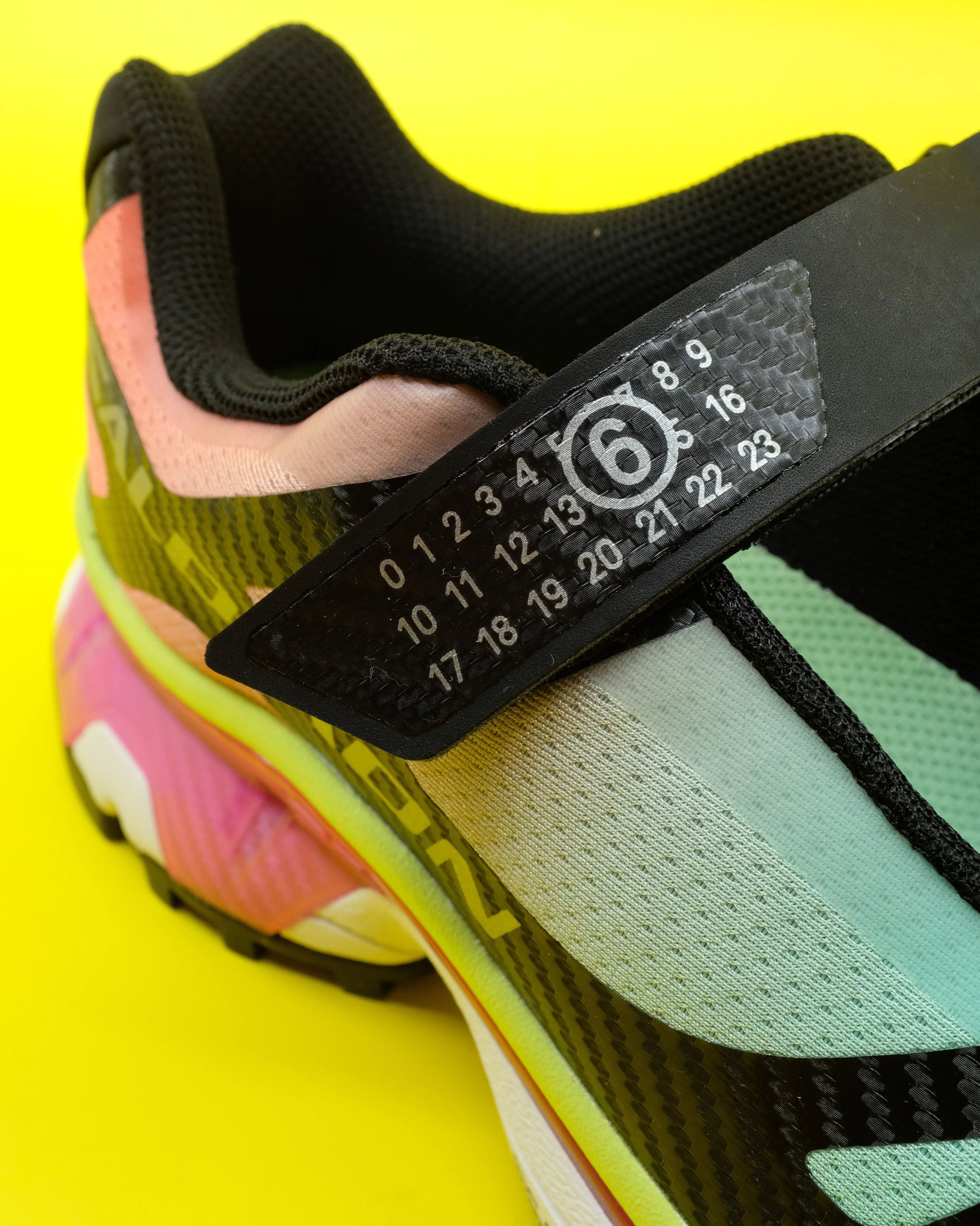 MM6 Maison Margiela Salomon X MM6 XT Mary J Shoes - Ginger/Electric Green/Knockout Pink - Image 4