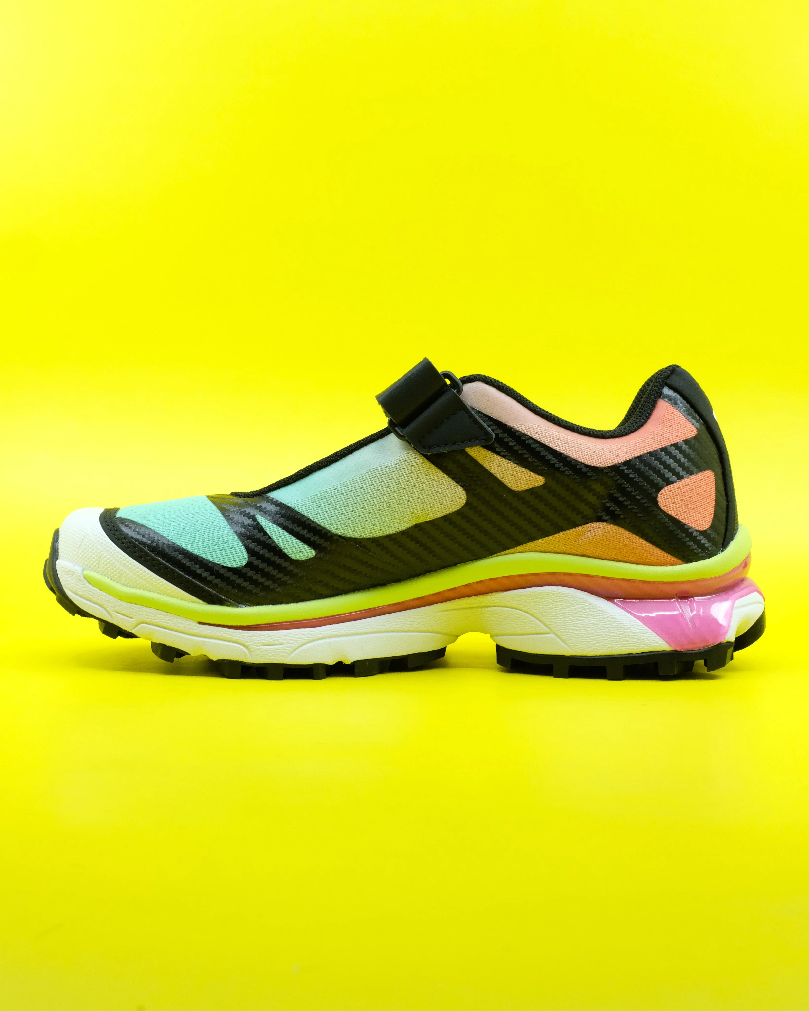 MM6 Maison Margiela Salomon X MM6 XT Mary J Shoes - Ginger/Electric Green/Knockout Pink - Image 5