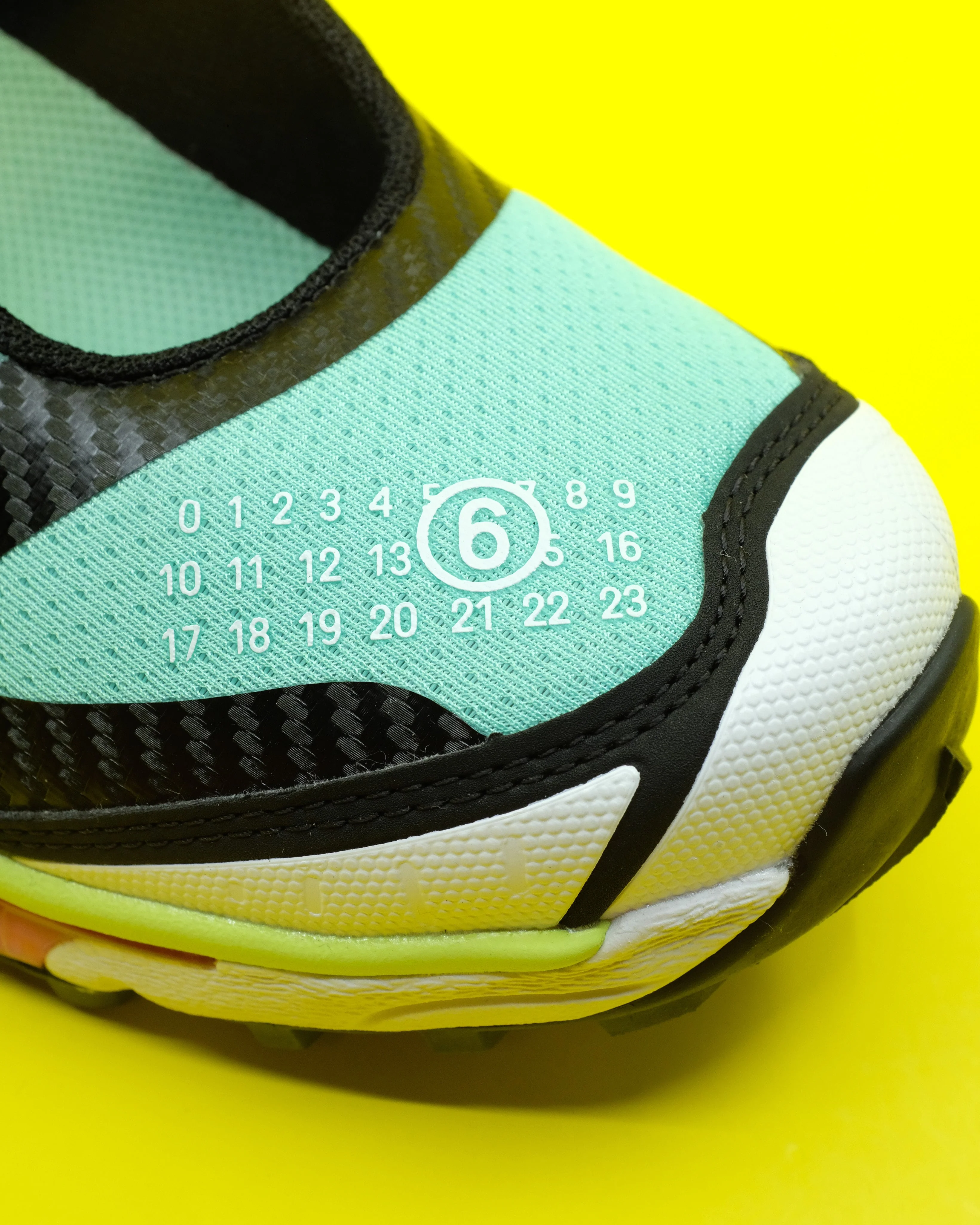 MM6 Maison Margiela Salomon X MM6 XT Mary J Shoes - Ginger/Electric Green/Knockout Pink - Image 7