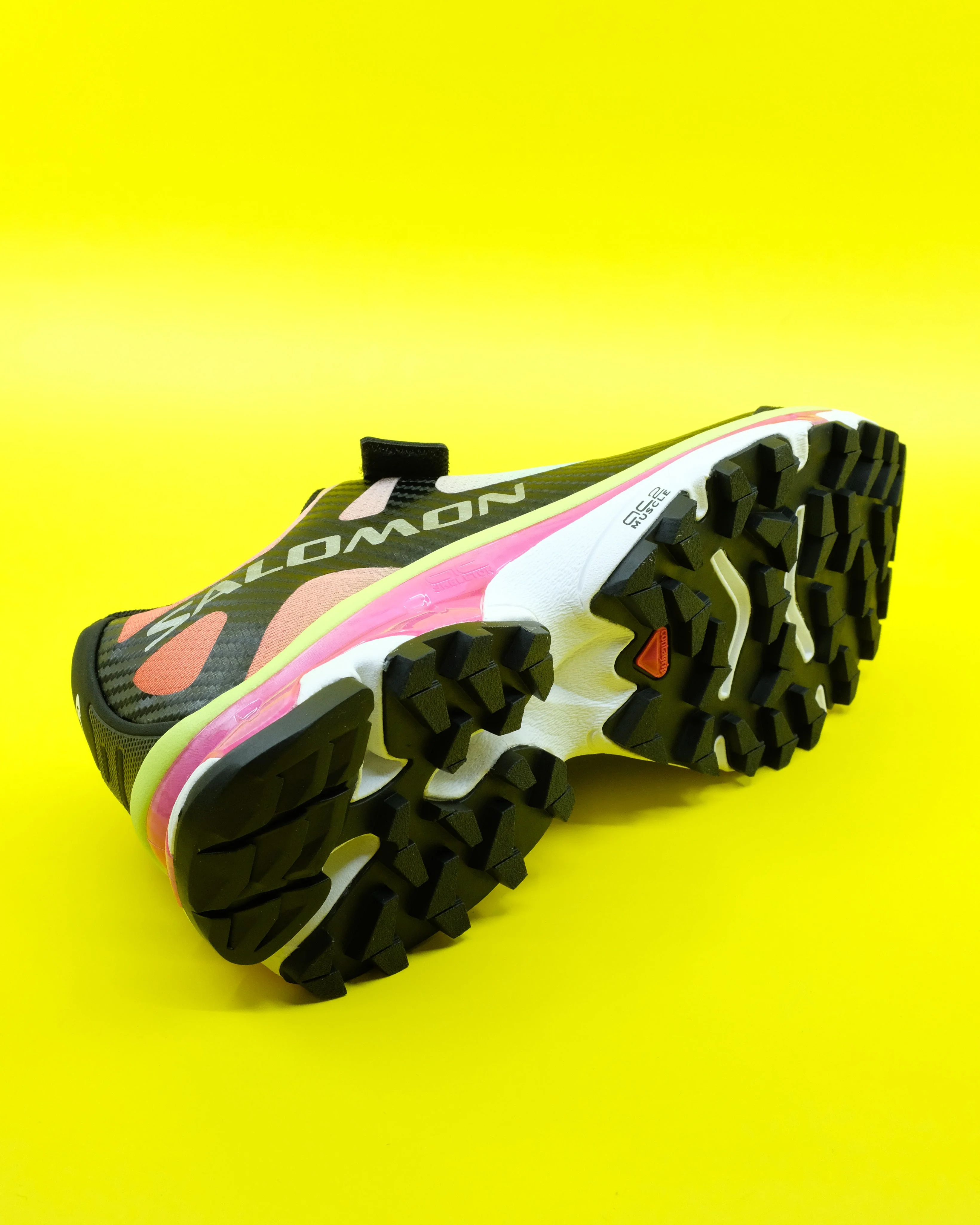 MM6 Maison Margiela Salomon X MM6 XT Mary J Shoes - Ginger/Electric Green/Knockout Pink - Image 8