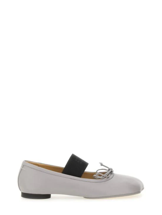 MM6 Maison Margiela Silver Filigree Flat Shoes - Silver Filigree - Image 3