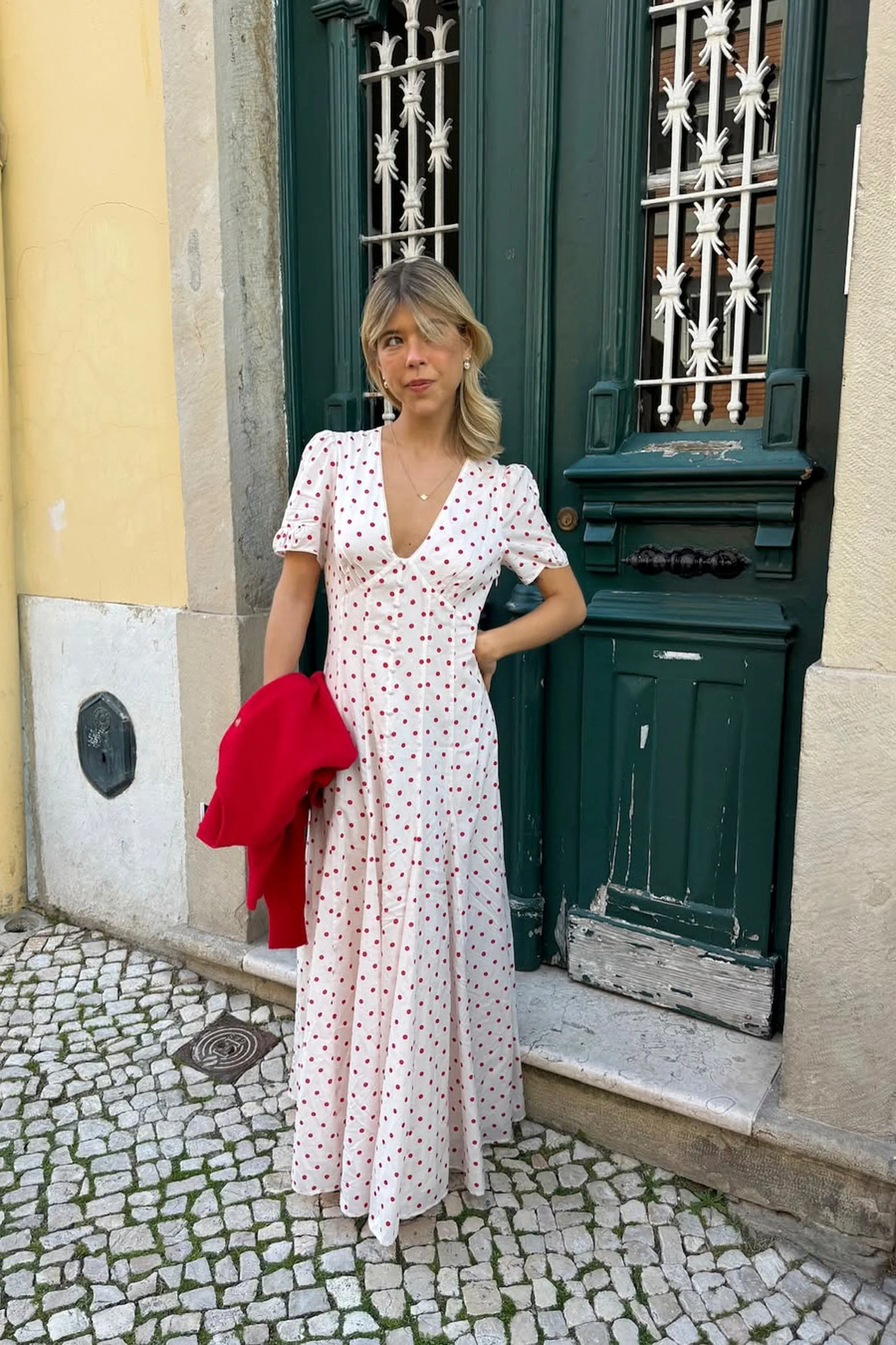 Posse Paloma Dress - Petite Polka Dot - Image 10