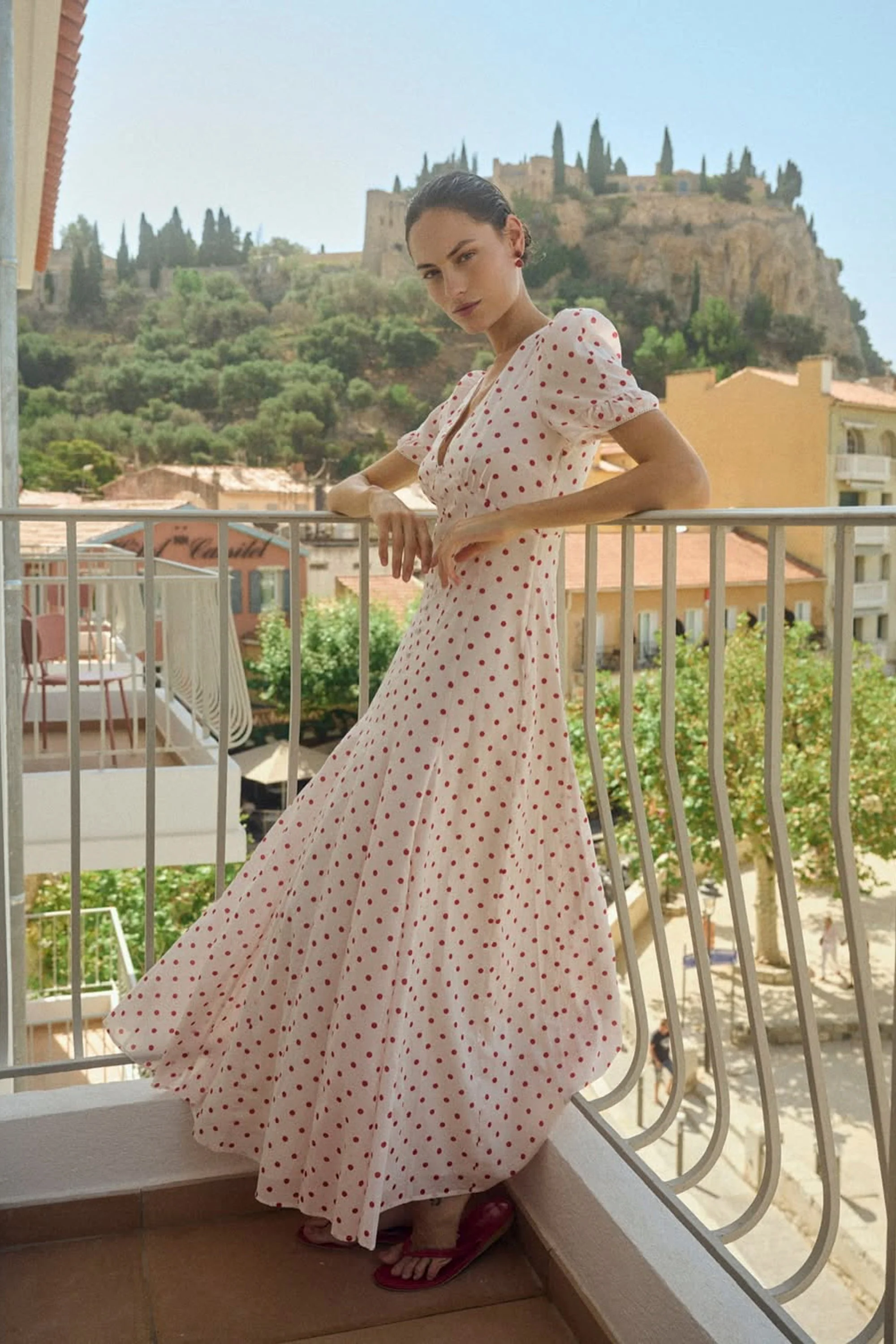 Posse Paloma Dress - Petite Polka Dot - Image 7