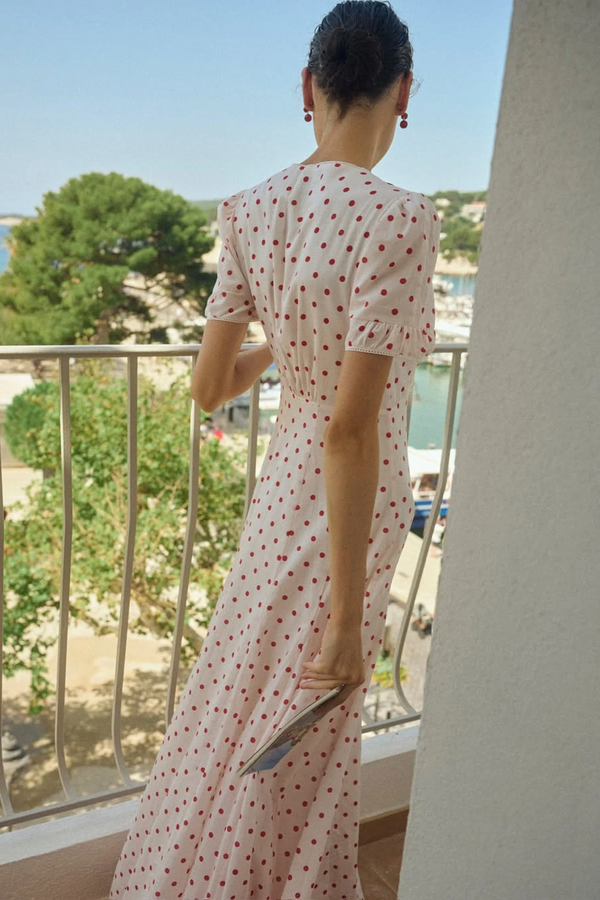Posse Paloma Dress - Petite Polka Dot - Image 9