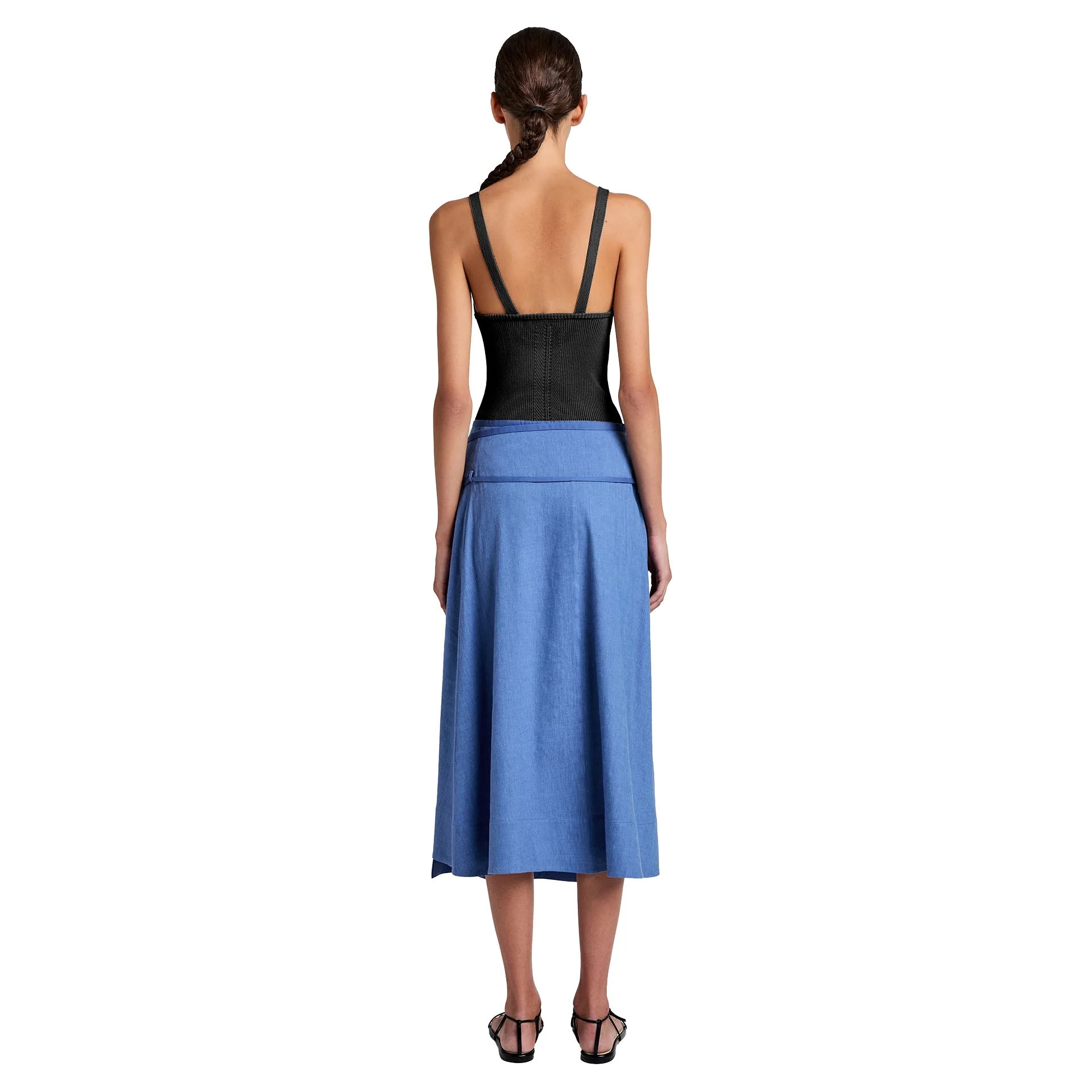 Proenza Schouler Jovie Wrap Skirt - Denim - Image 2