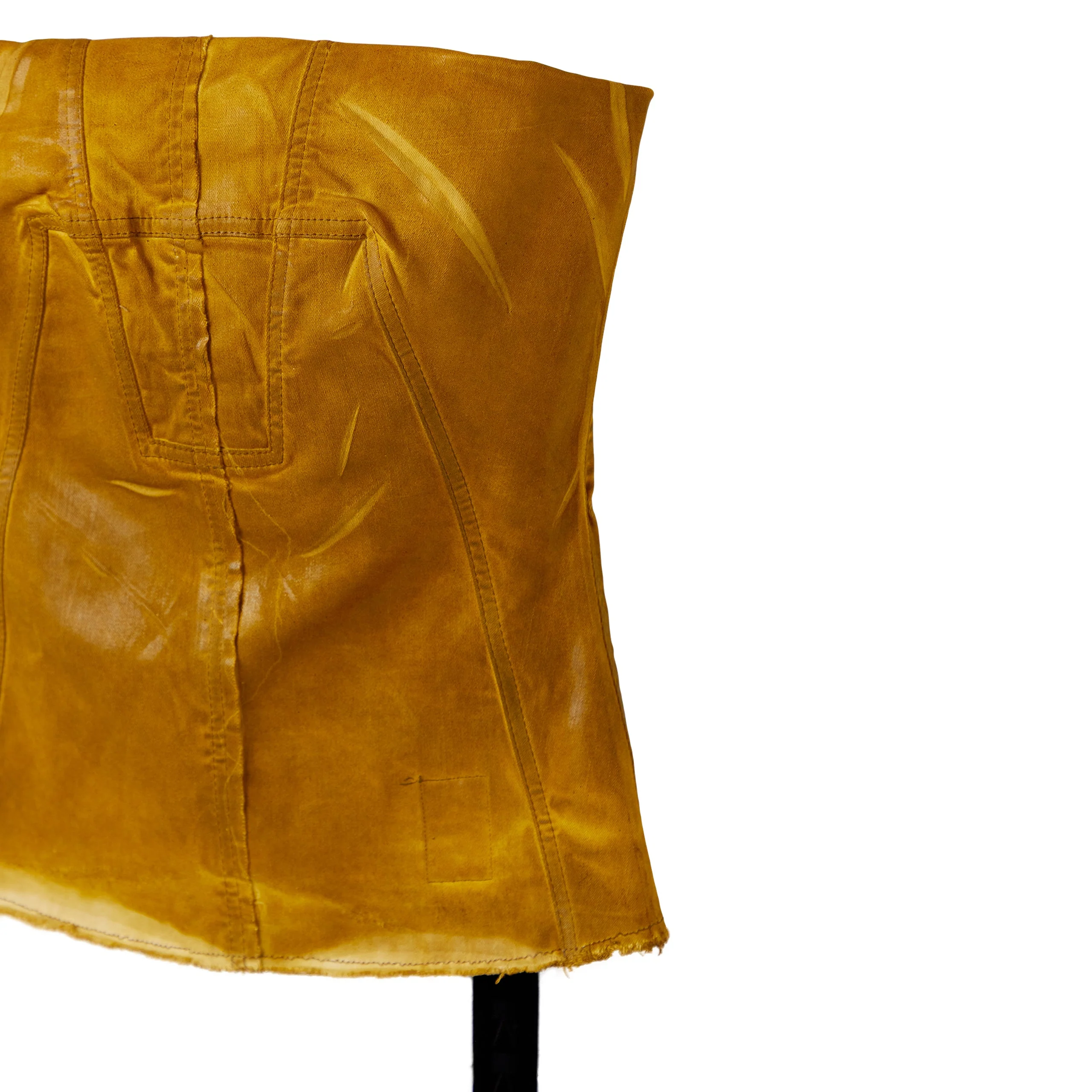 Rick Owens Bustier Top - Ochre - Image 2