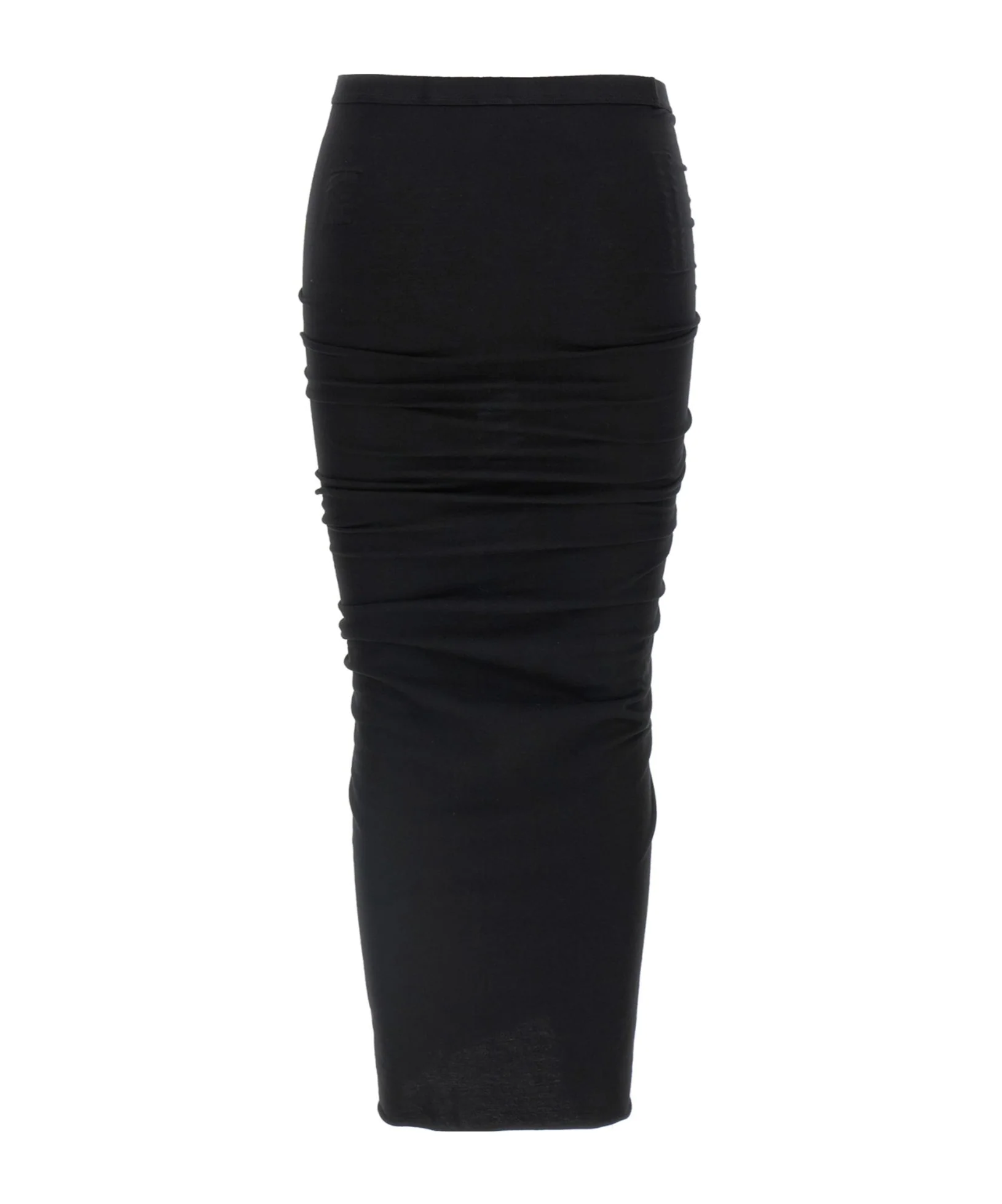 Rick Owens Soft Edfu Skirt - Black - Image 2