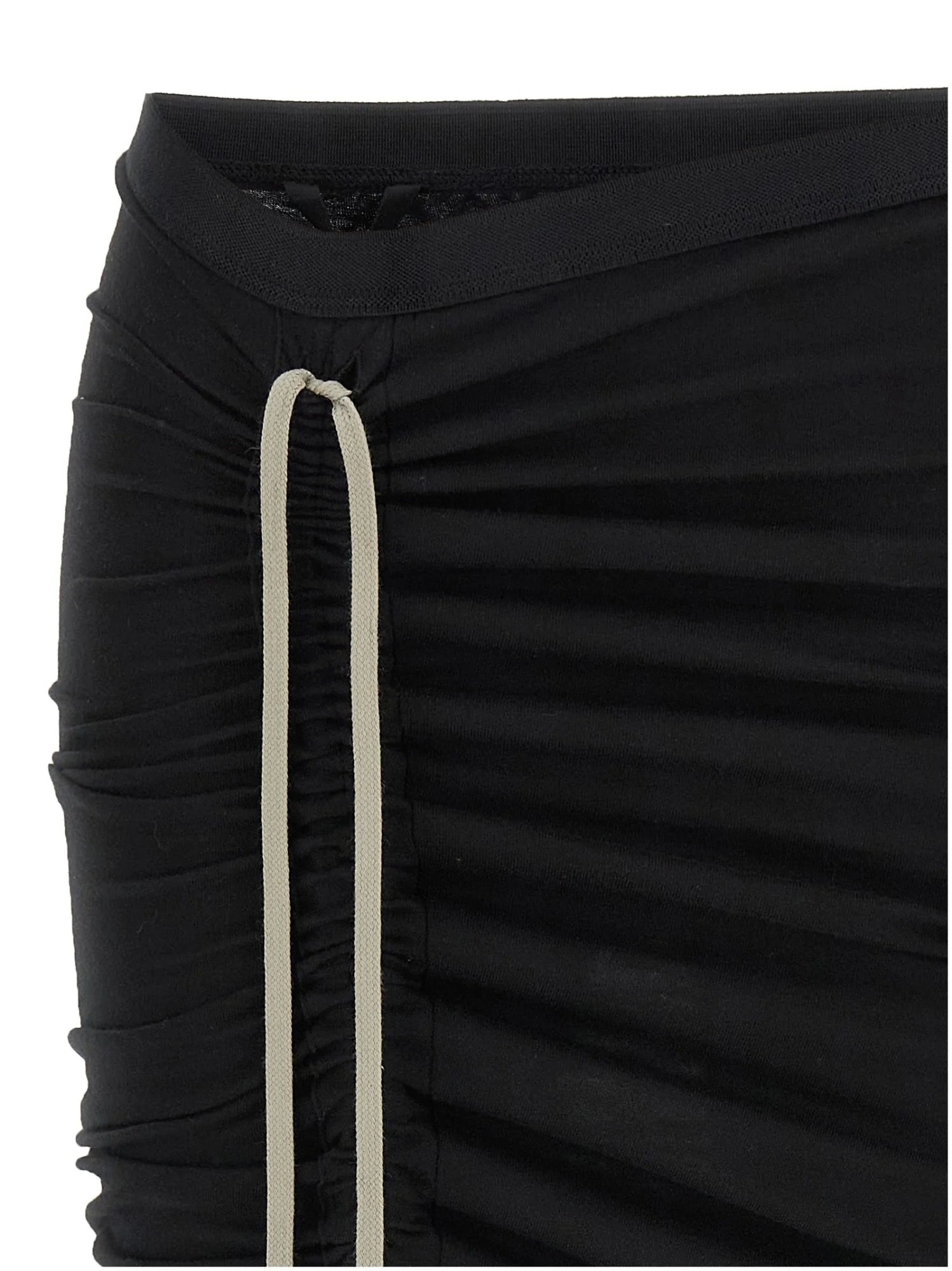 Rick Owens Soft Edfu Skirt - Black - Image 3