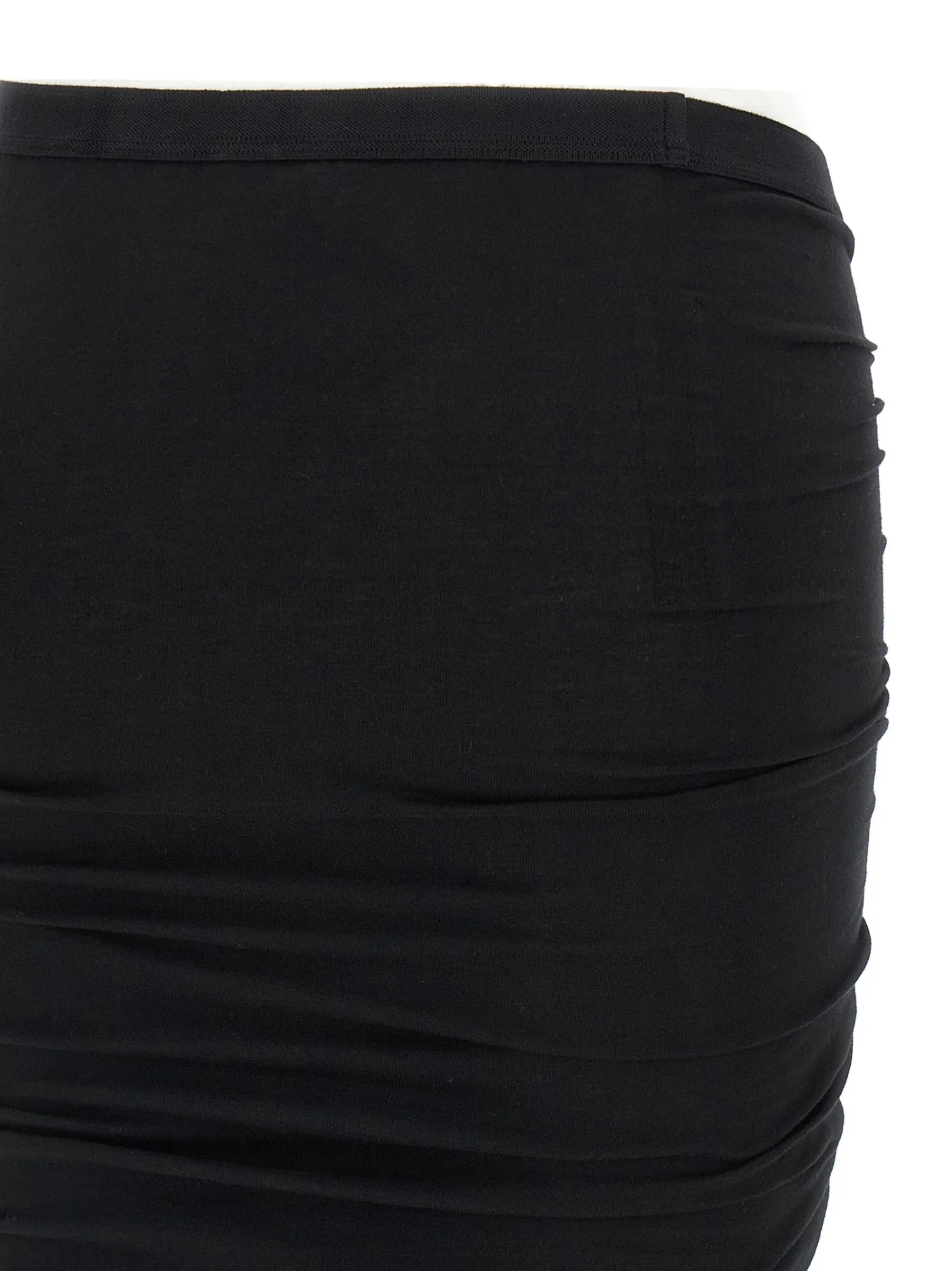Rick Owens Soft Edfu Skirt - Black - Image 4