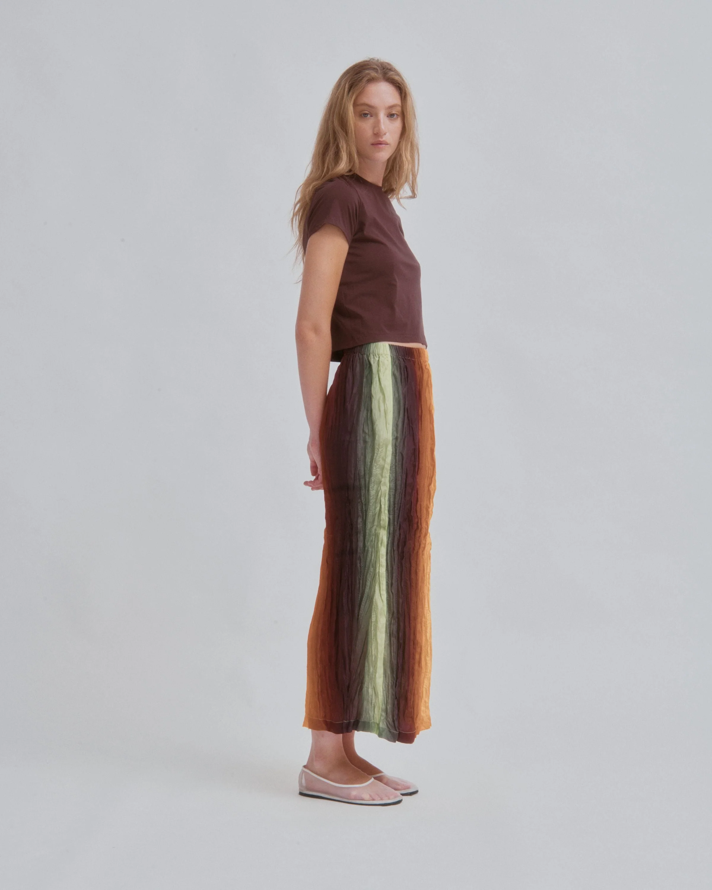 SAYAKA DAVIS NEW YORK Hand Pleated Skirt - Gradient - Image 3