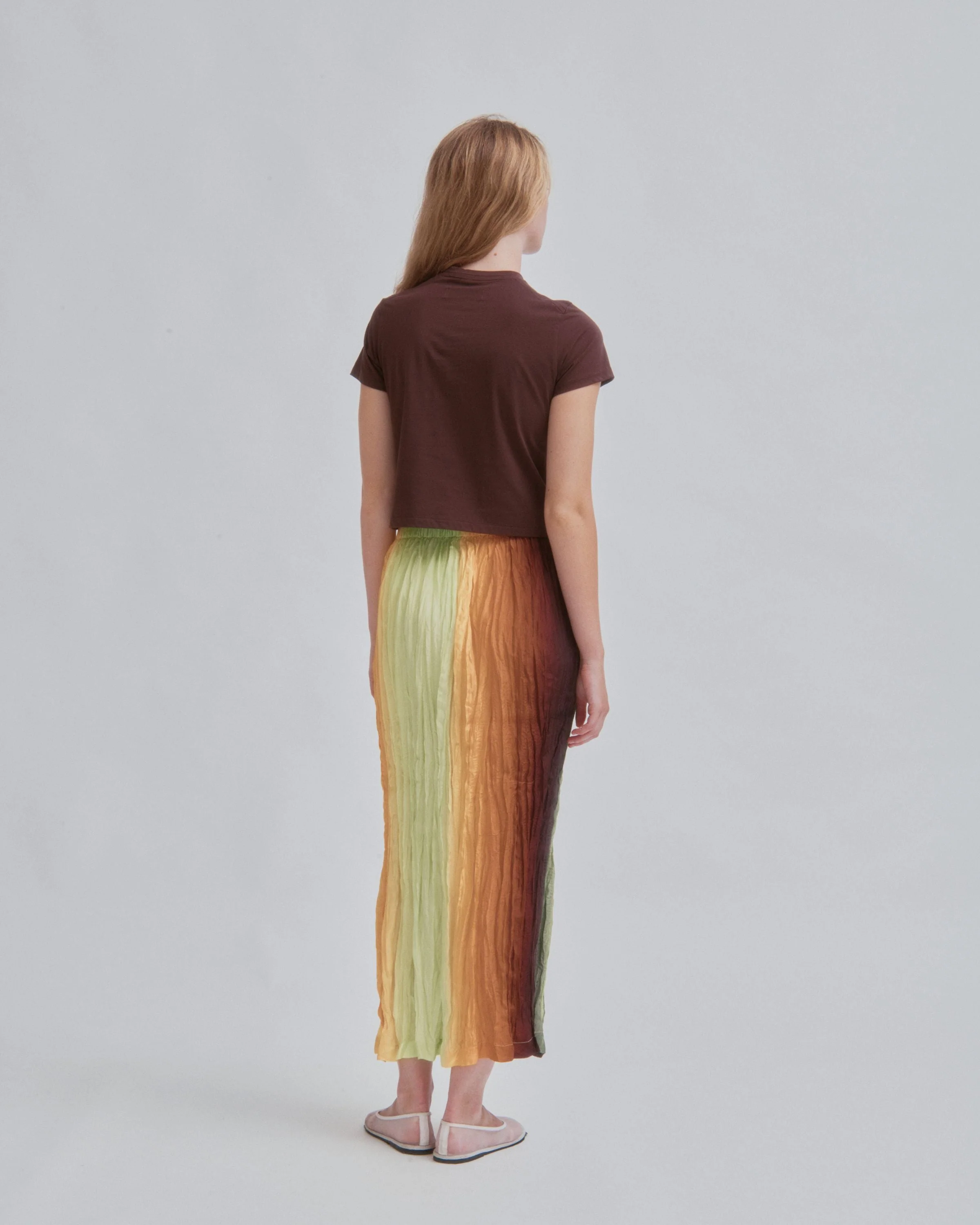 SAYAKA DAVIS NEW YORK Hand Pleated Skirt - Gradient - Image 4
