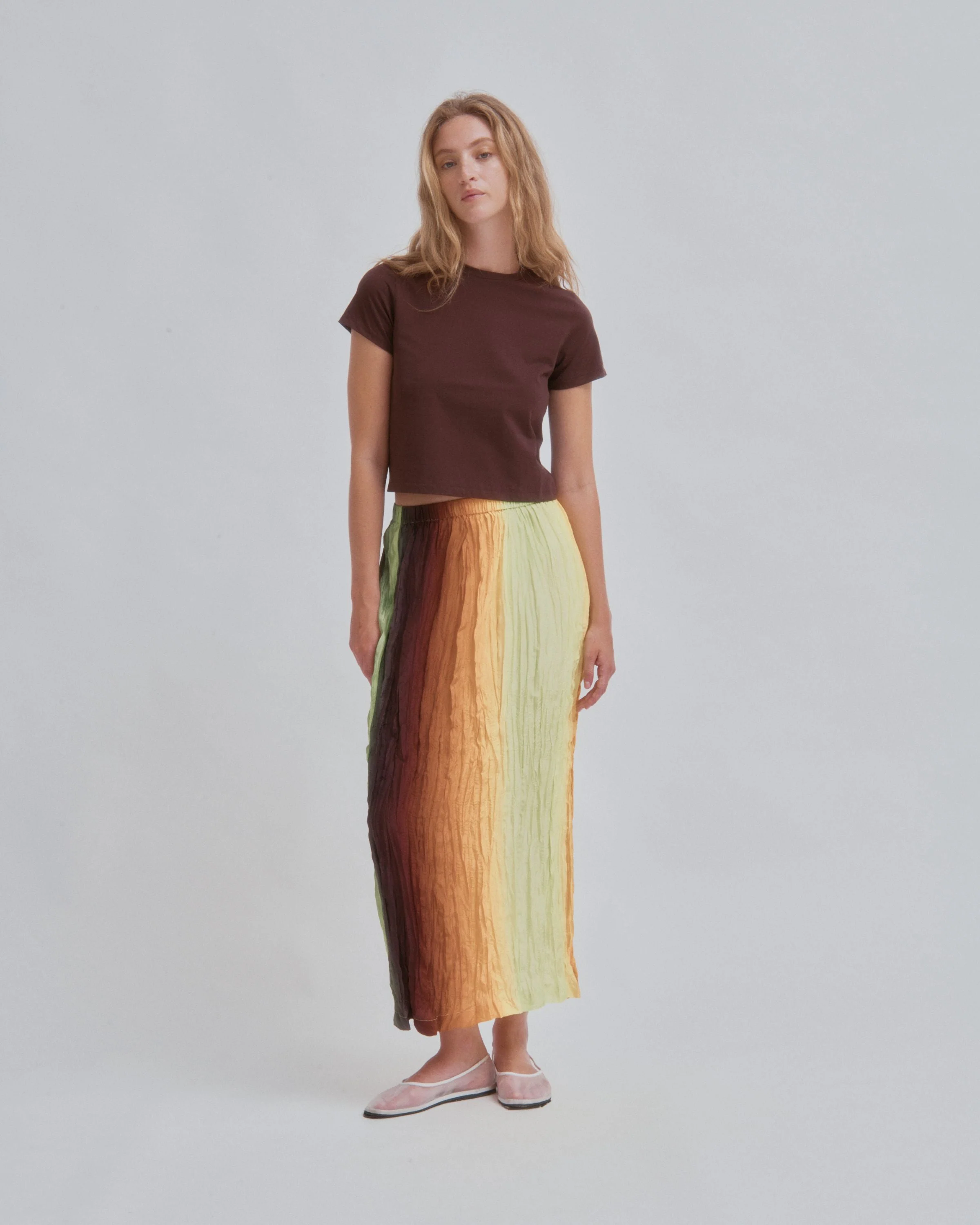 SAYAKA DAVIS NEW YORK Hand Pleated Skirt - Gradient - Image 5