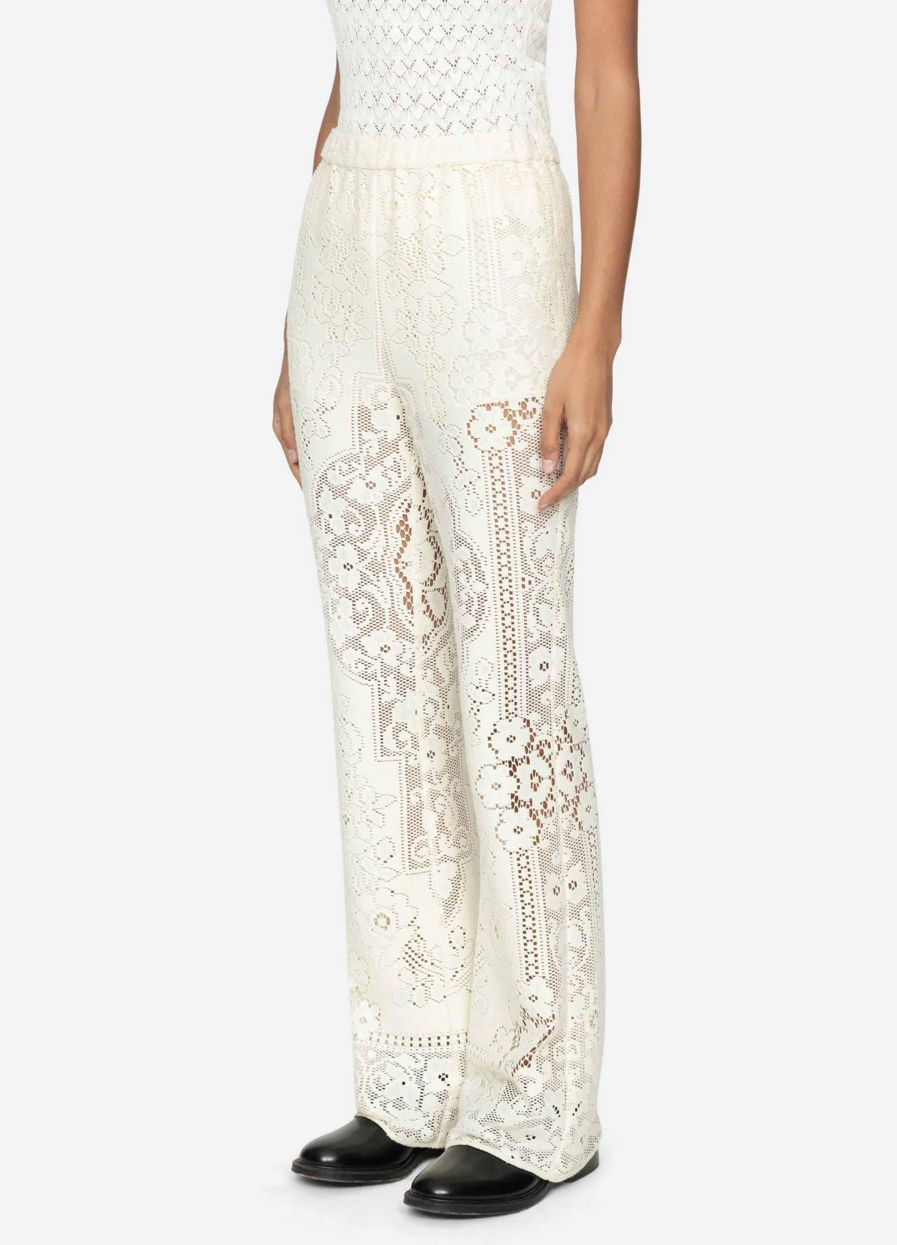Sea NY Arianna Pants - Cream - Image 5