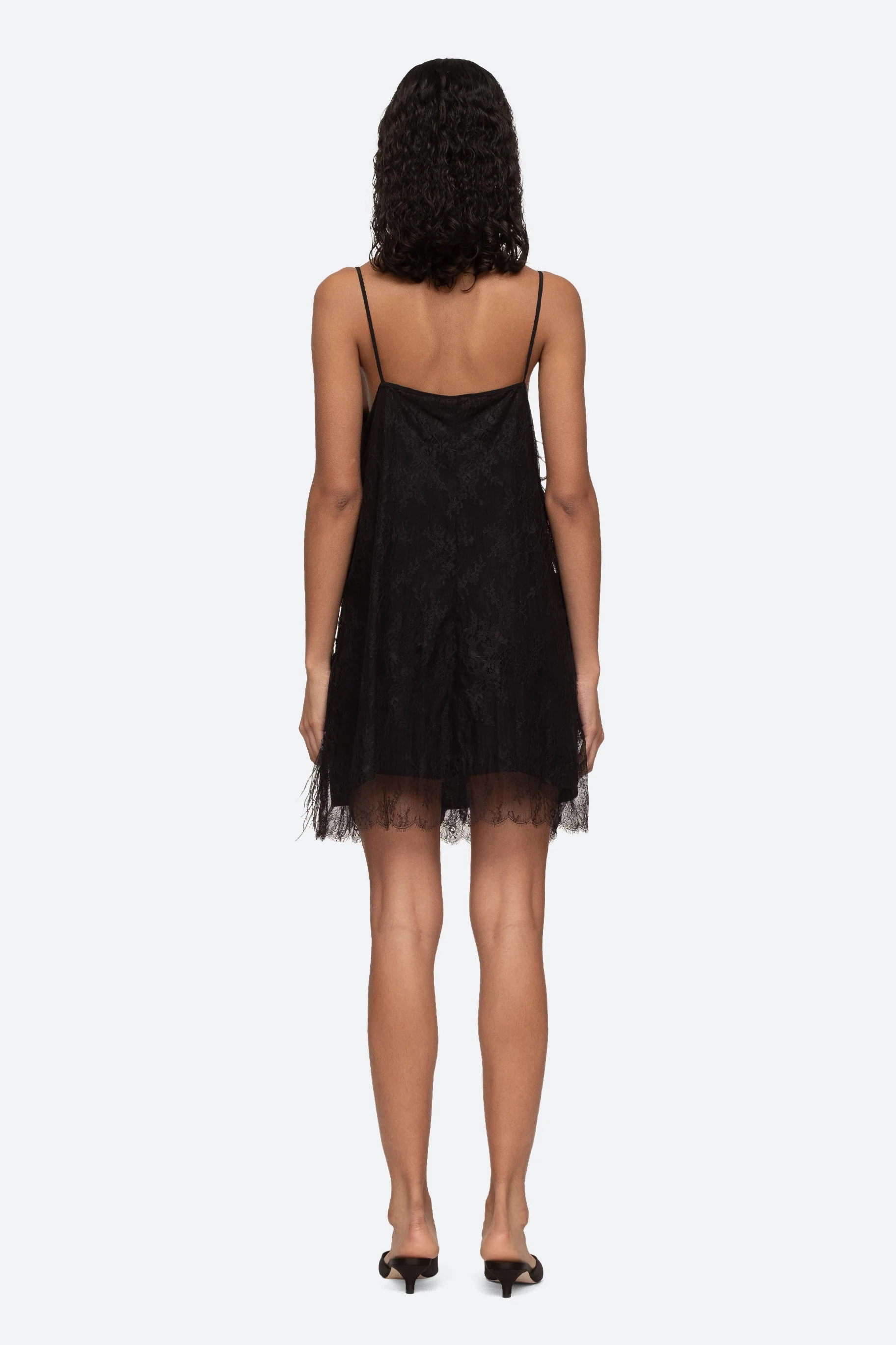 Sea NY Bethany Slip Dress - Black Multi - Image 4