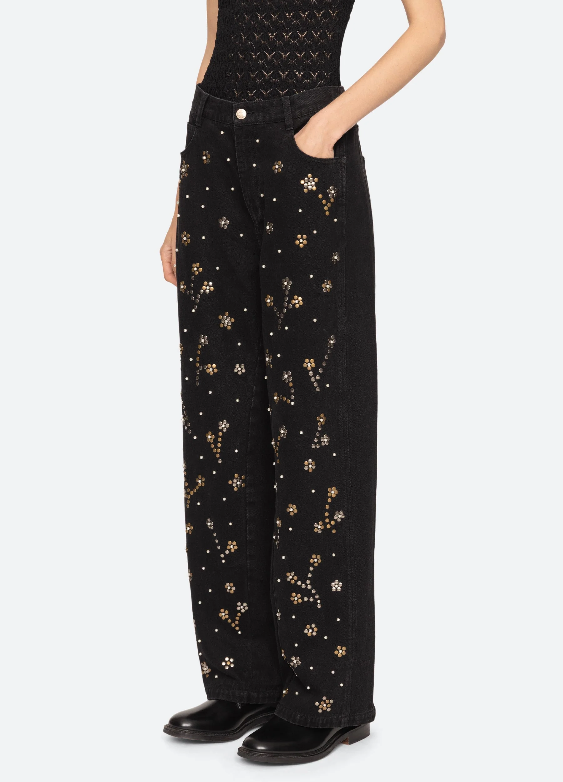 Sea NY Etta Jeans - Black - Image 5