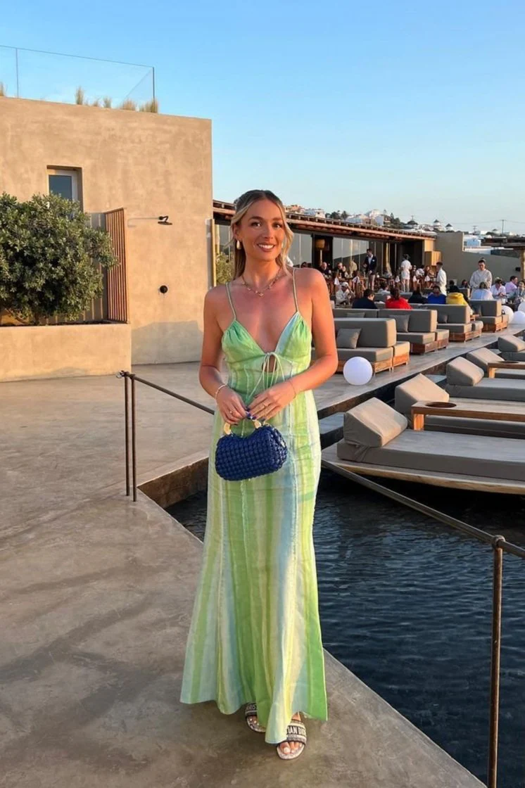 Significant Other Aleksandra Midi Dress - Green Mirage - Image 10